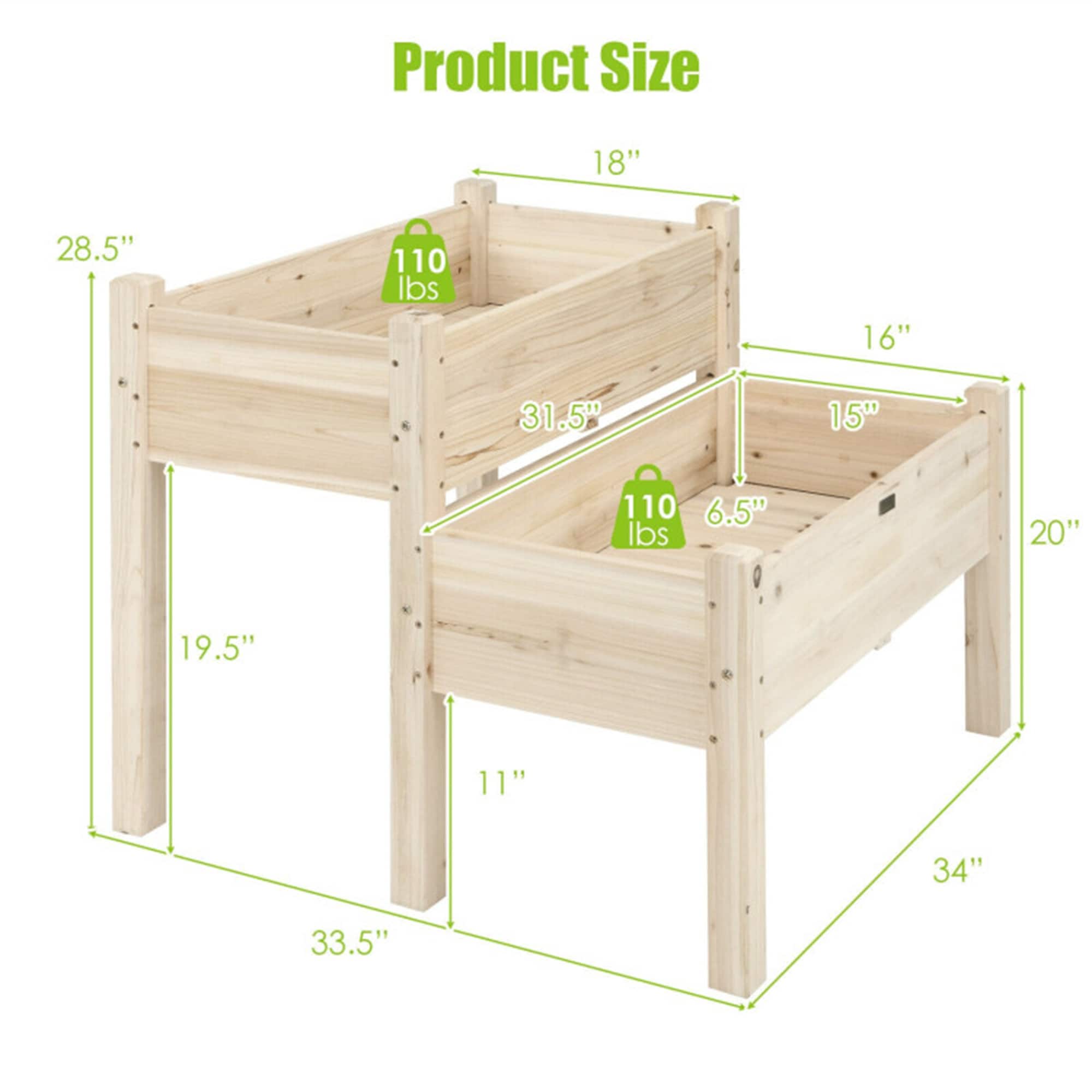 BABOOM BOM-T3651NA-CO Raised-Planter-Boxes - View #3