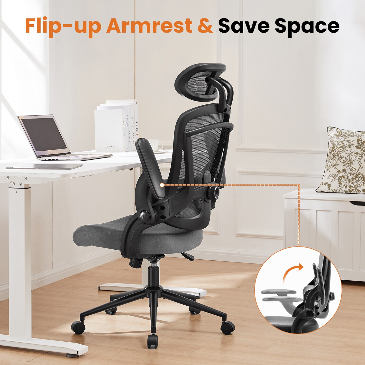 Sumyeg WF-HW60449WH-LA Office-Chairs - View #6