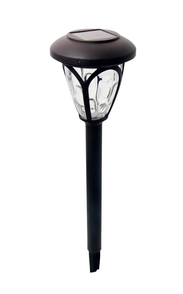 Alpine Corporation SLA418BB 9-Pack-Lumen Black Low Voltage Solar LED Outdoor Path Light