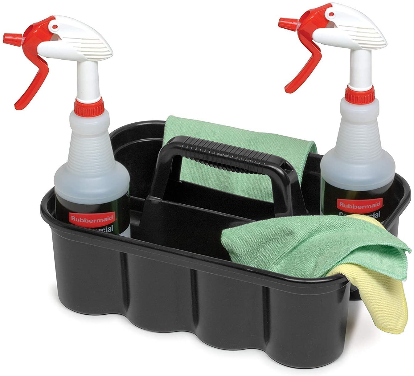 Rubbermaid Commercial Products 2-Compartment Plastic Cleaning Caddy in the  Cleaning Caddies department at