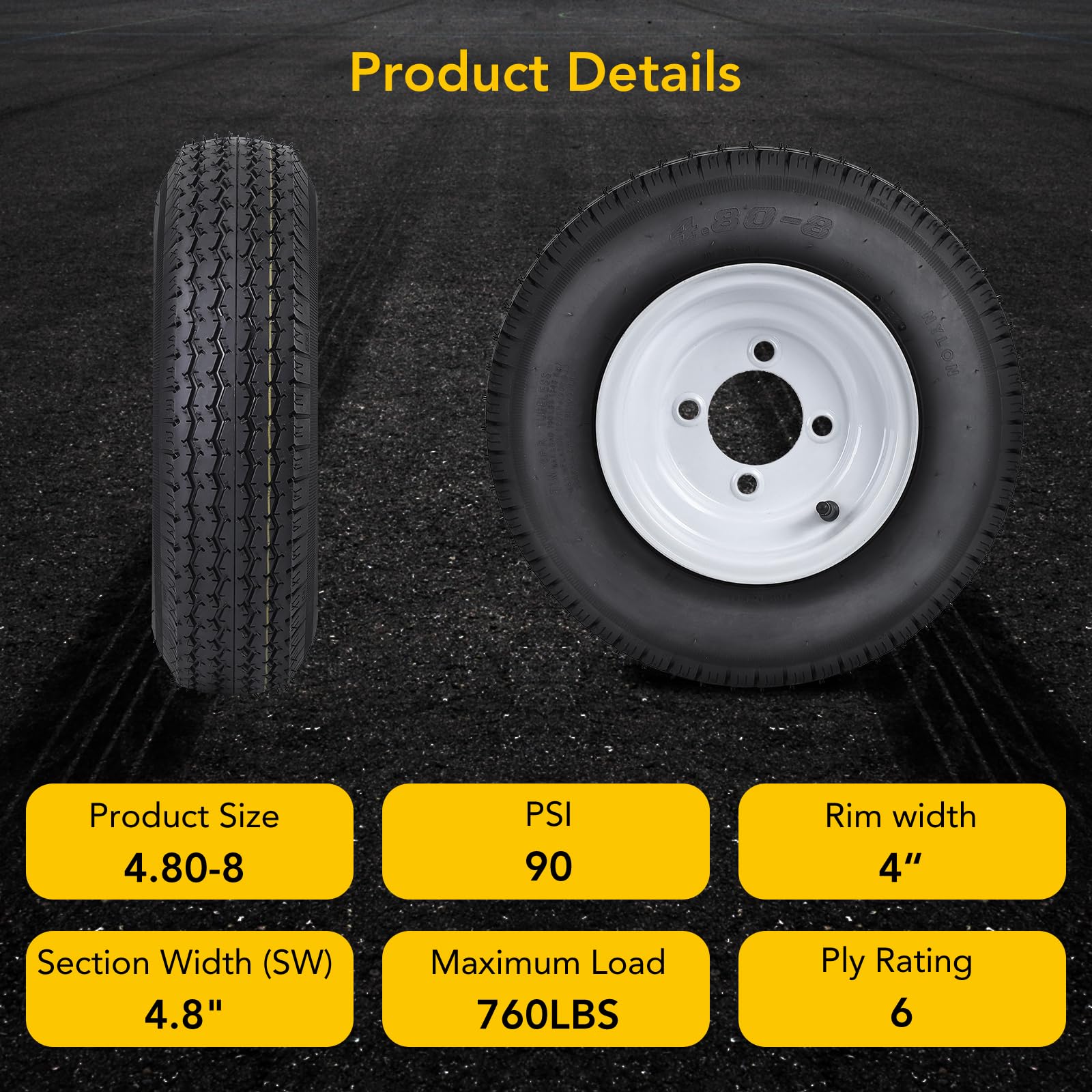 GarveeLife CLJ-IBTBV6QFUZ03ES-T Ope-Wheels-And-Tires - View #2