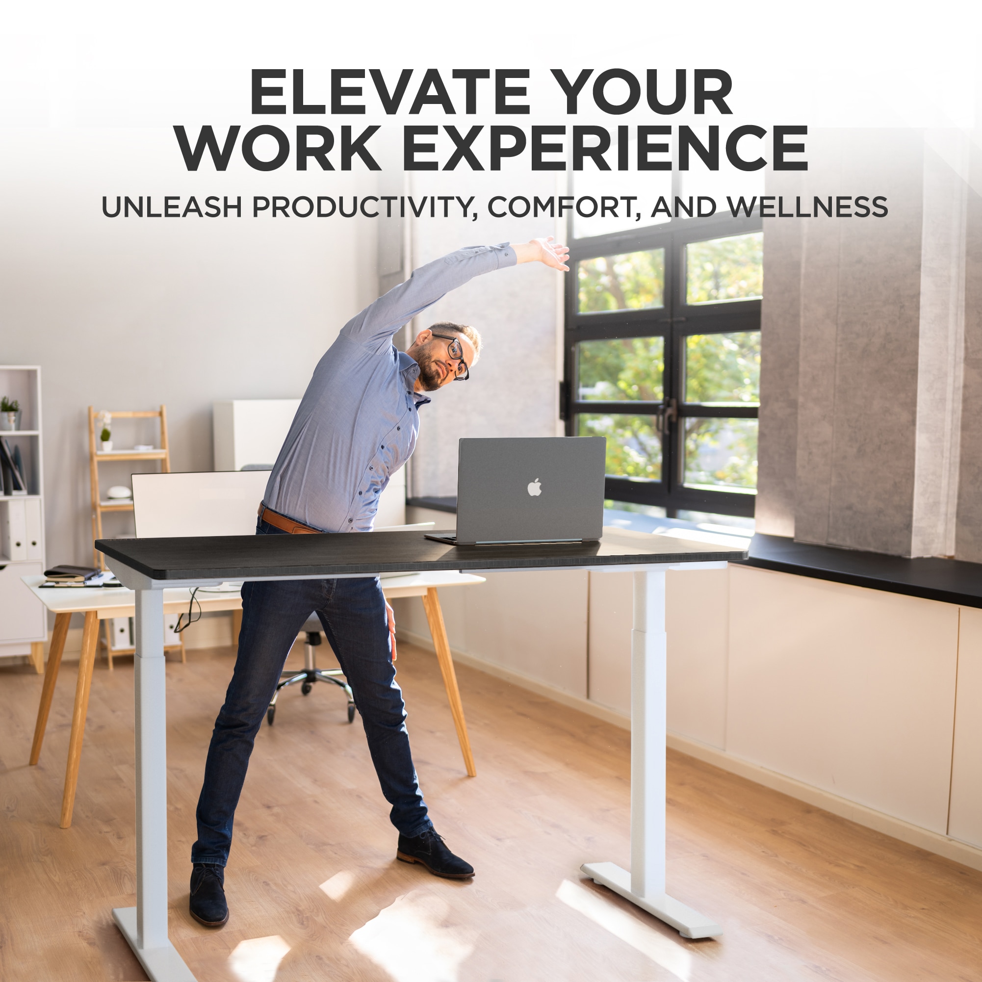 Uncaged Ergonomics RUWBKMDF48 desks - View #3