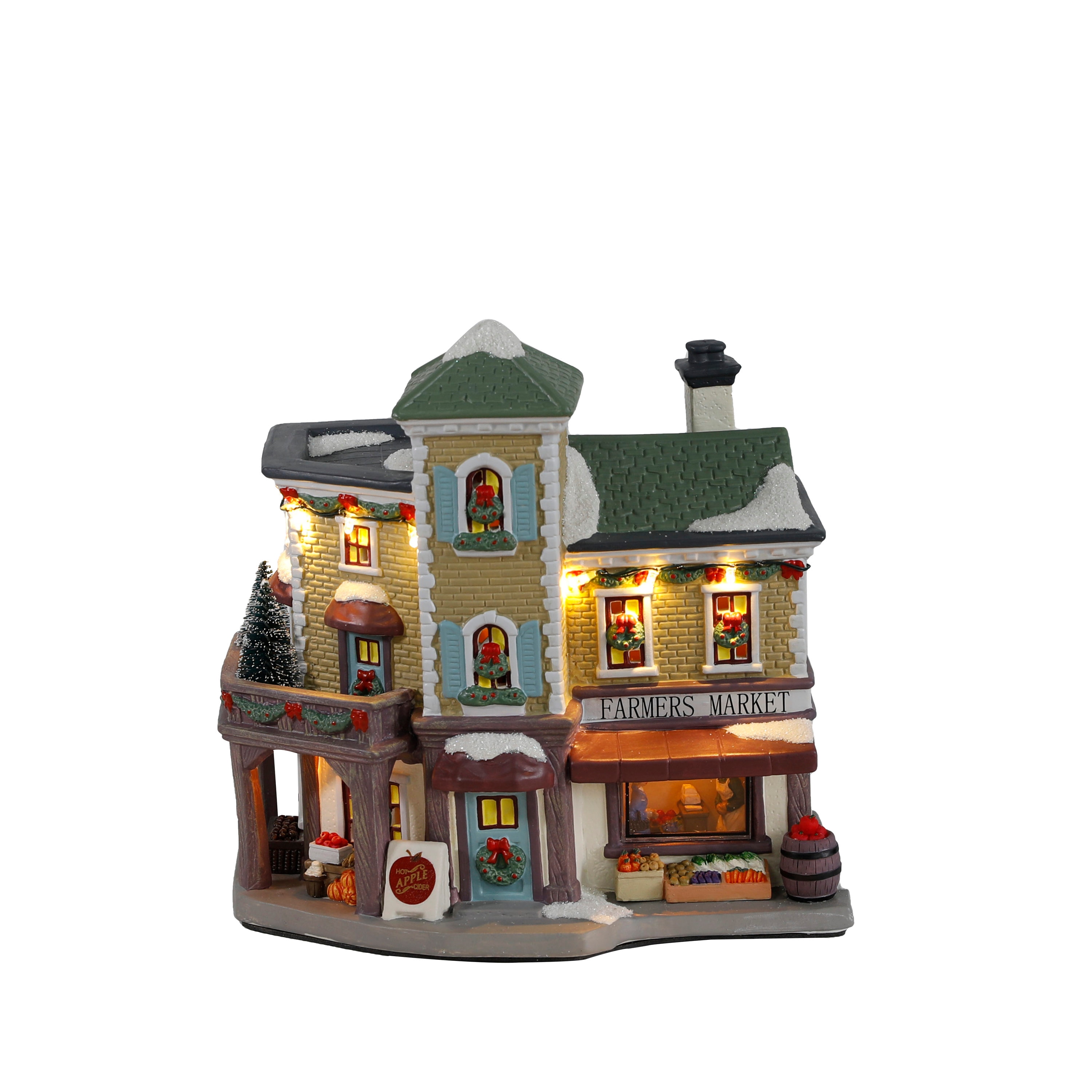 Holiday Living C74257 Carole Towne Lighted Village scene
