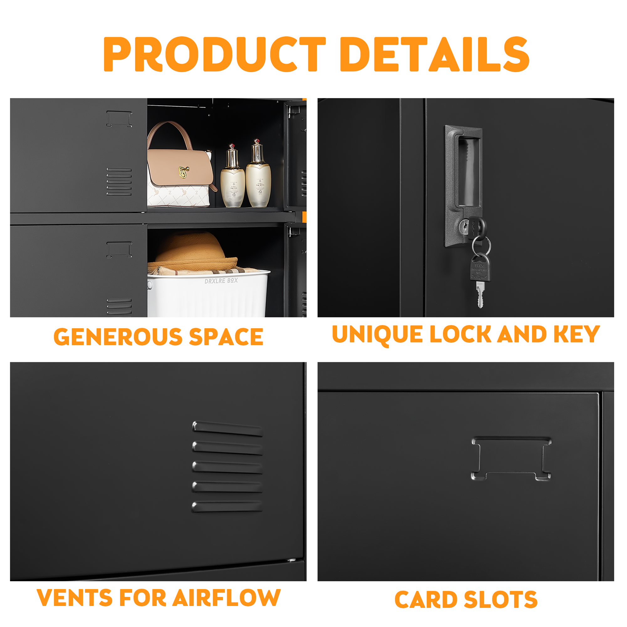Kahomvis MAKE-QPO2-947 Storage-Lockers - View #5