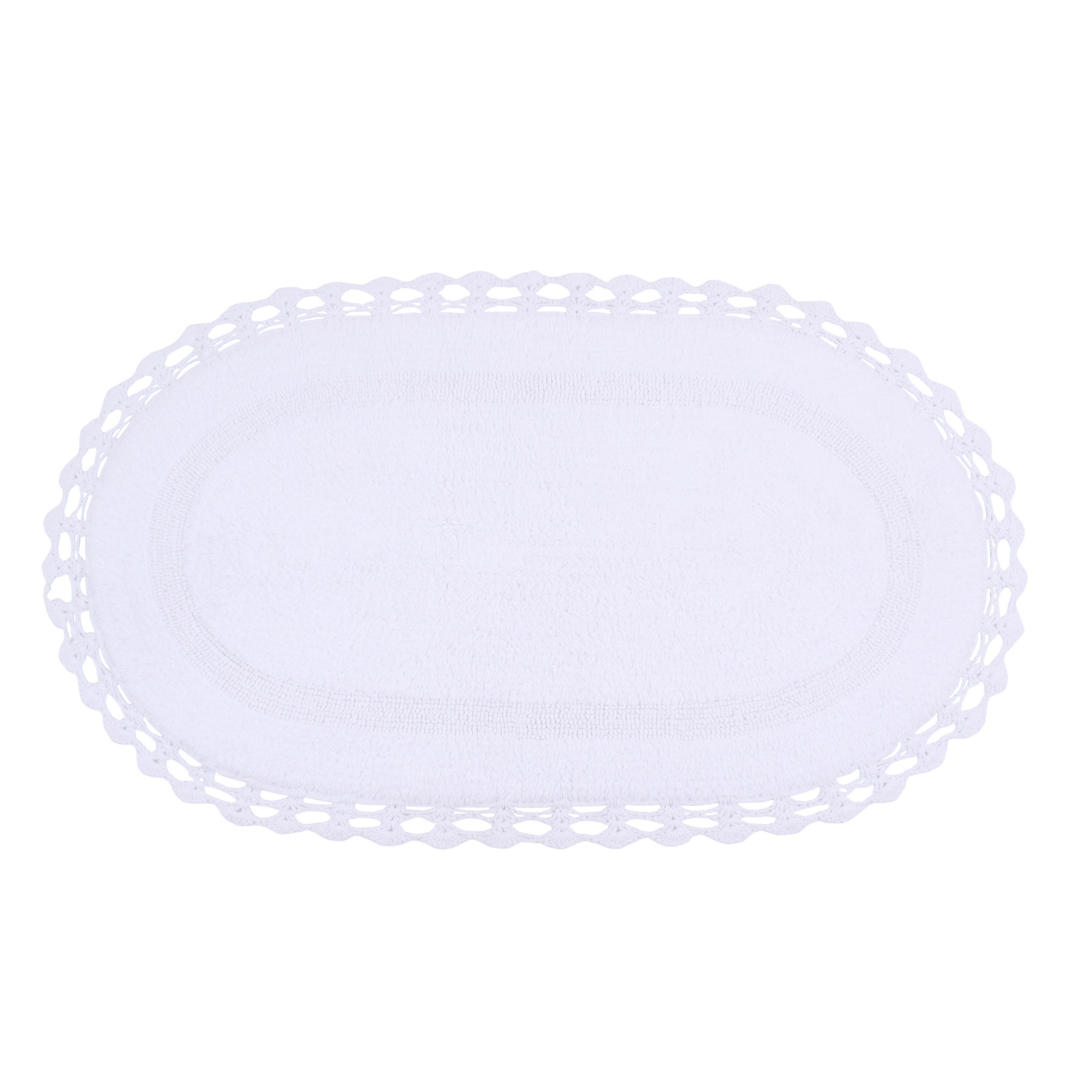 Home Weavers BHAM2440WH Bath-Rugs - View #2