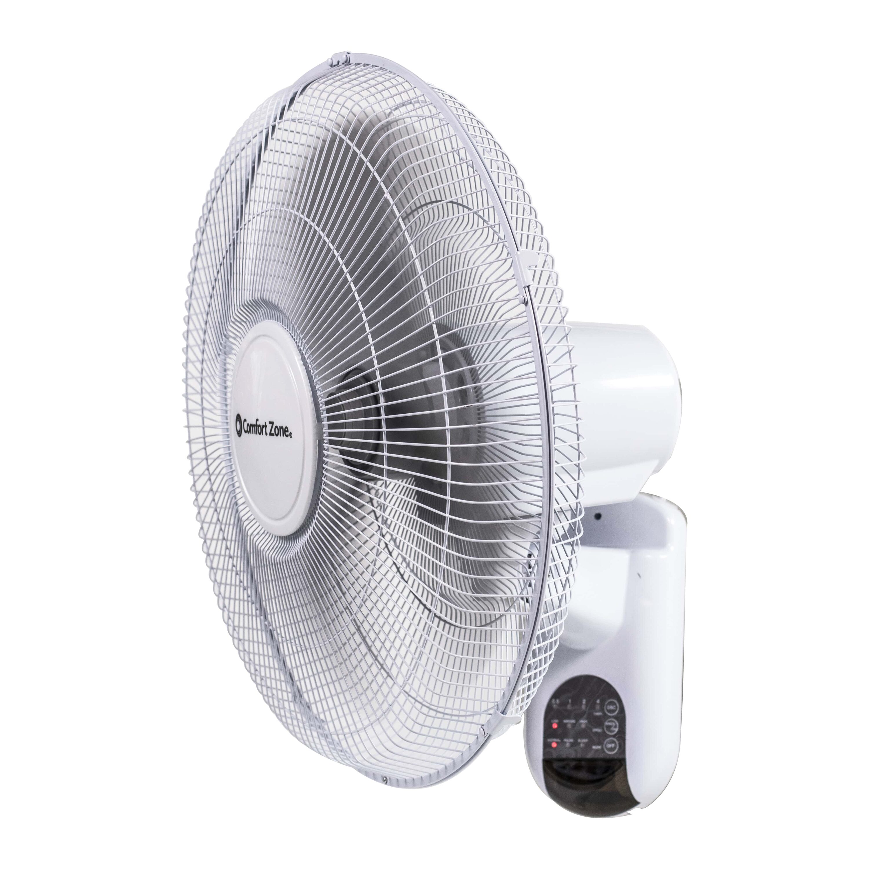 16 Inch Ideal for Home and Office 3 Speed Quiet Operation Adjustable Angle Igenix DF1656 Wall Fan Wall Mounted Fan White 