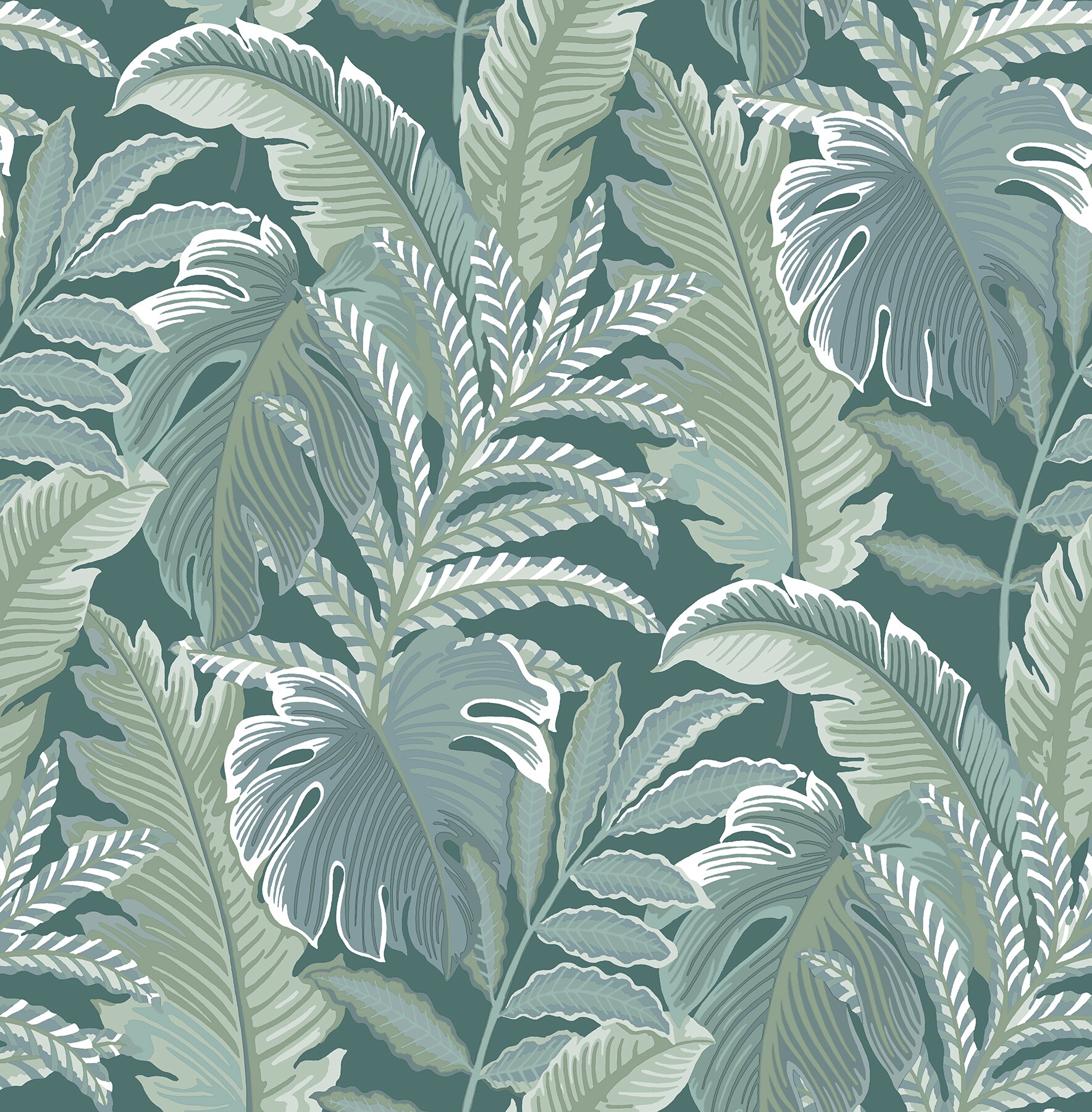 A-Street Prints Verdant Sage Botanical Wallpaper at Lowes.com