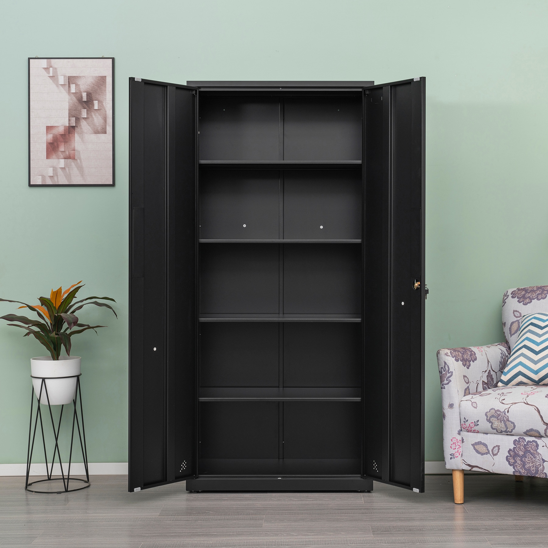 SINOFURN SYD260001PK Storage-Cabinets - View #2