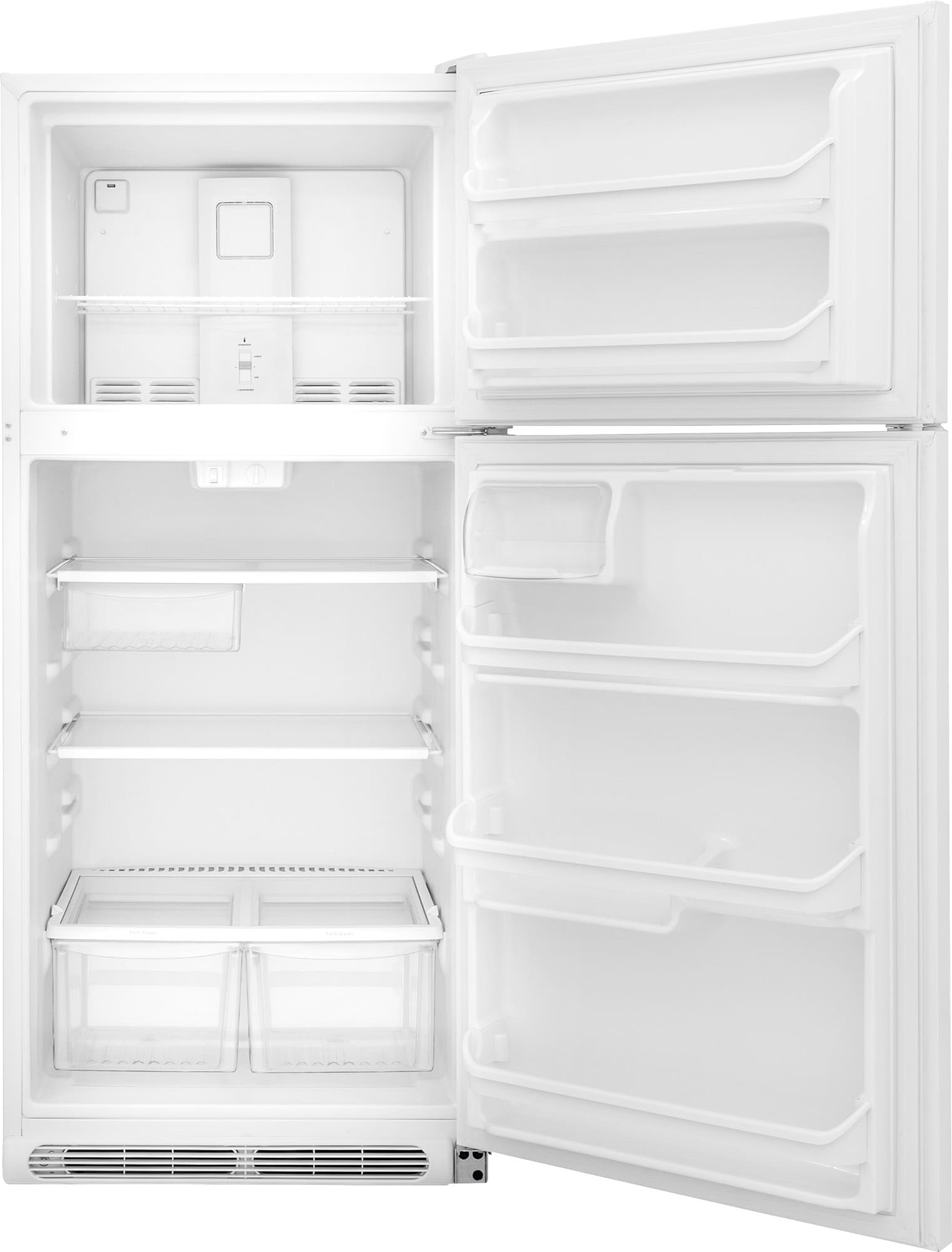 Frigidaire 29.6 in. 20.4 cu. ft. Top Freezer Refrigerator in White  FRTD2021AW - The Home Depot