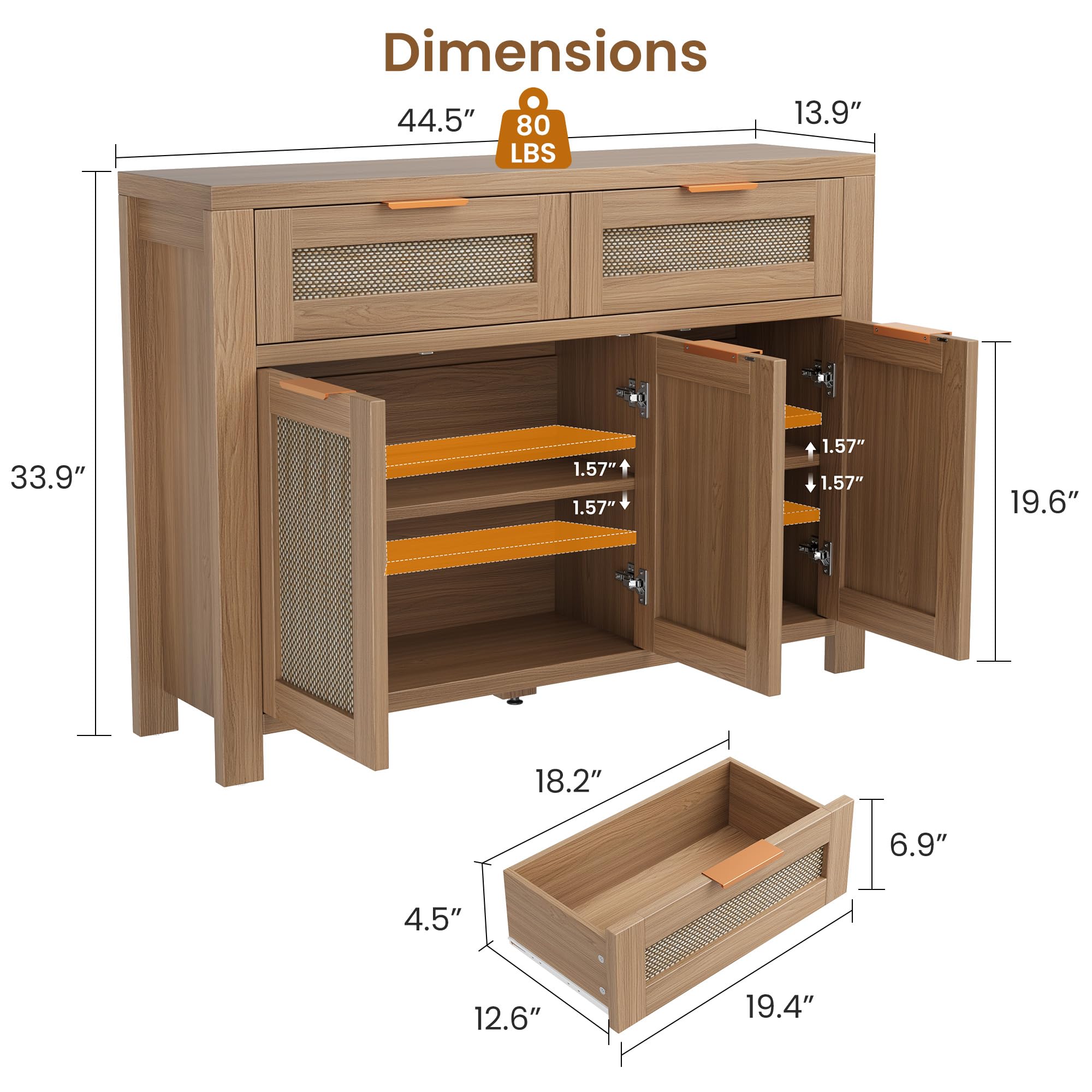 GarveeLife BWR-IEJVP2VTYUY121 Pull-Out-Cabinet-Baskets - View #5
