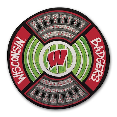 NCAA Wisconsin Badgers Plastic Bowls 4-Pack 