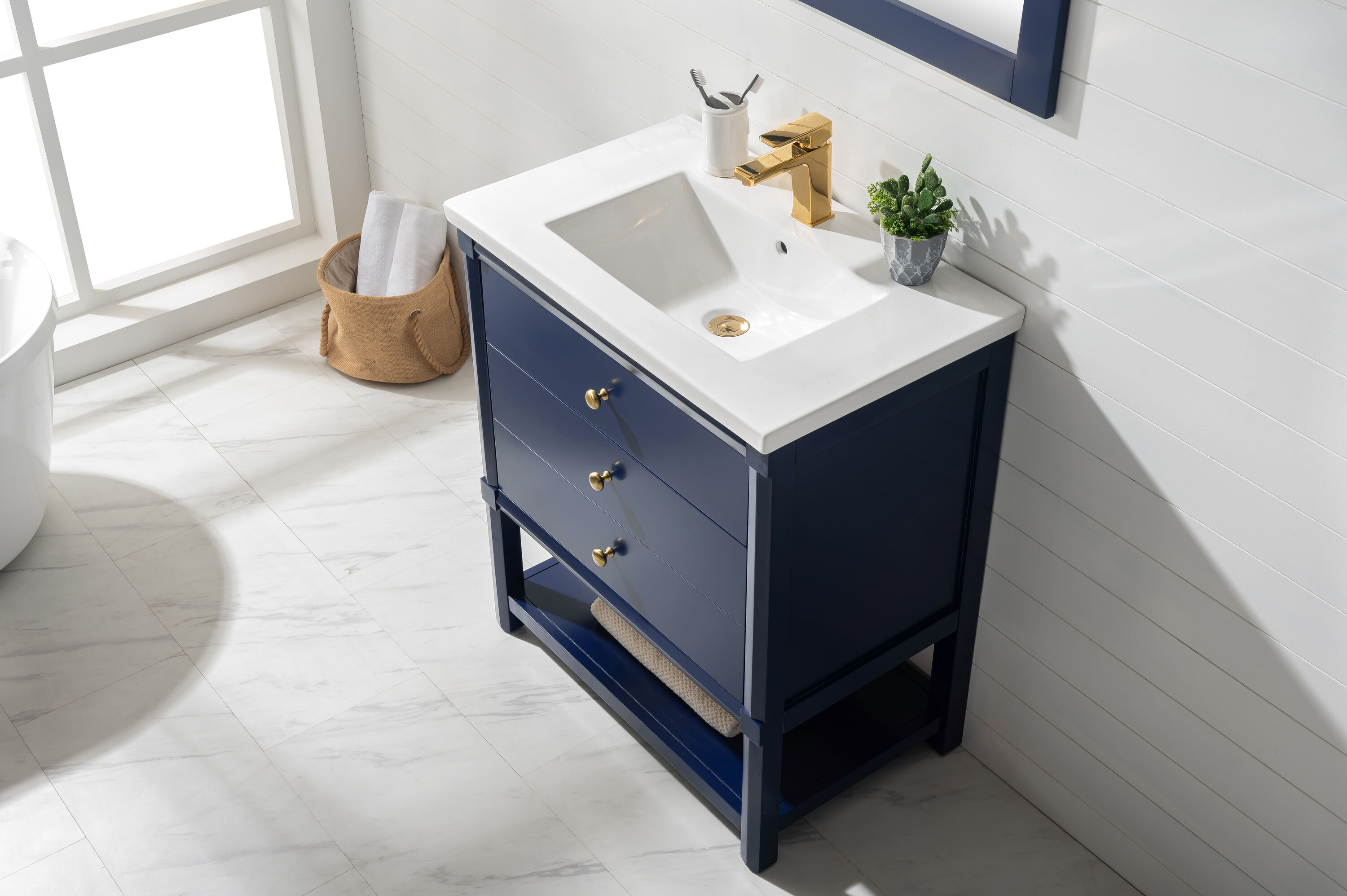Design Element S07-30-BLU Bath-Vanity-Combo - View #5