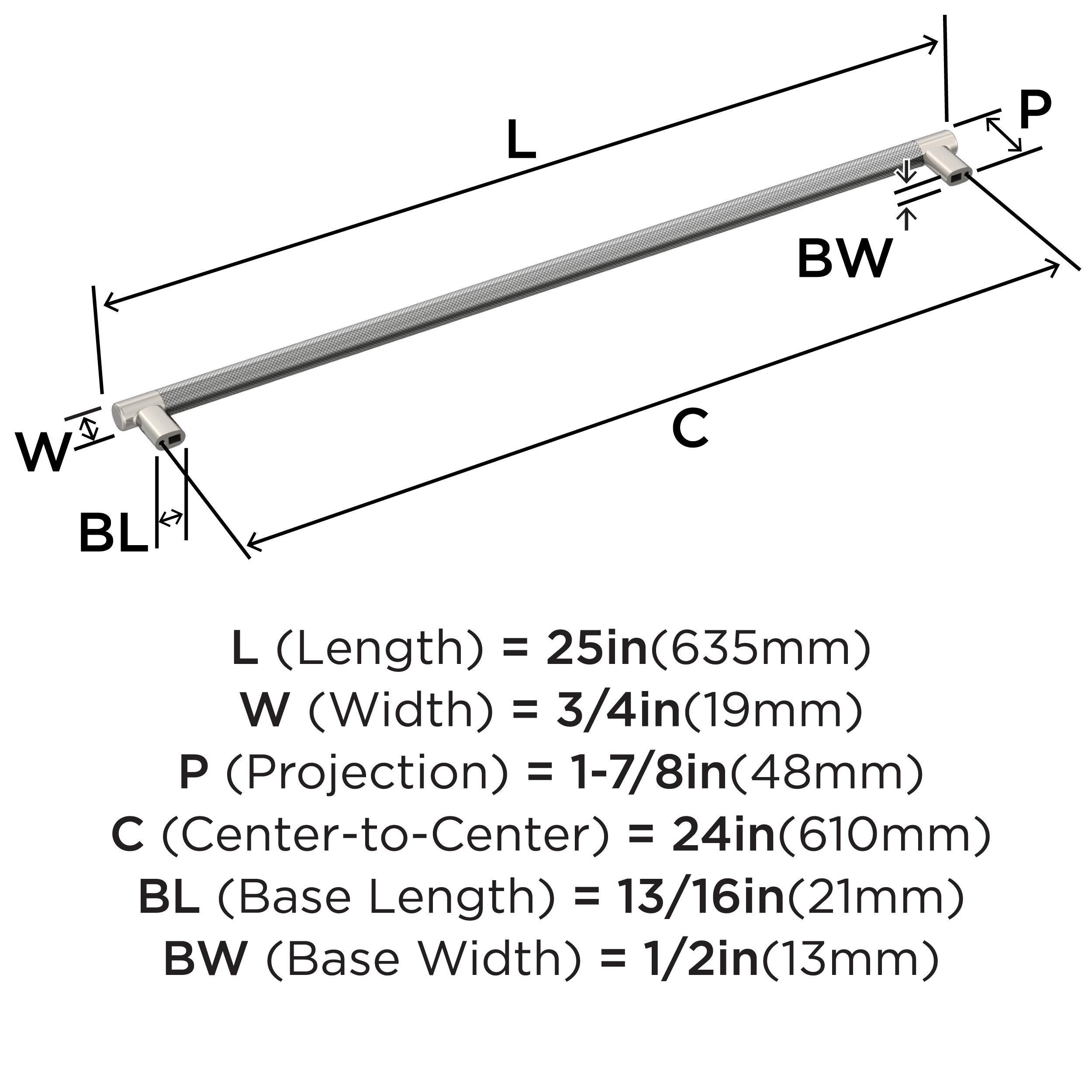 Amerock BP54042PNSS Cabinet-Pulls - View #5