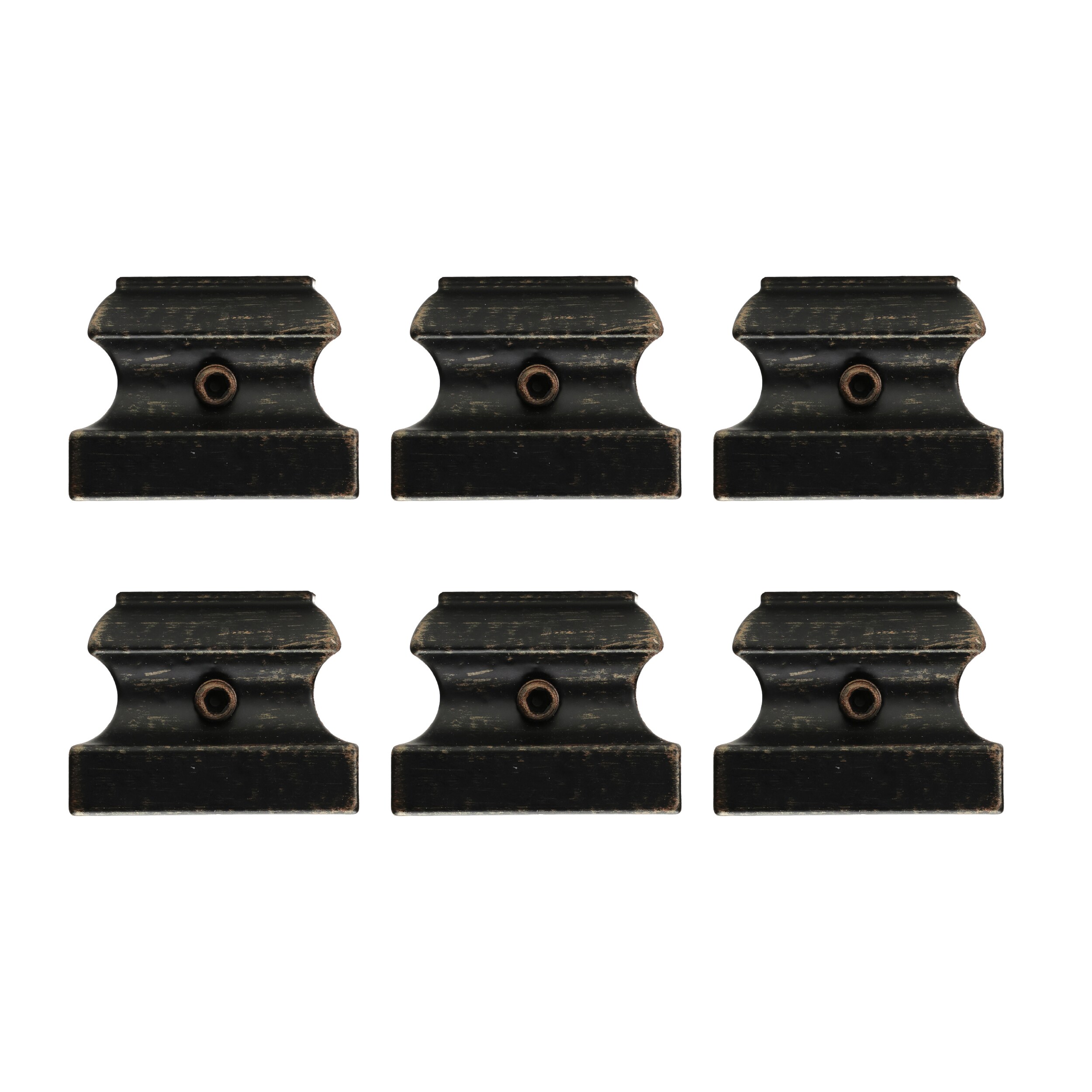 RELIABILT WGSH900RB 1-in x 1.3125-in Rubbed Bronze Aluminum Square Stair Baluster Shoe (6-Pack)