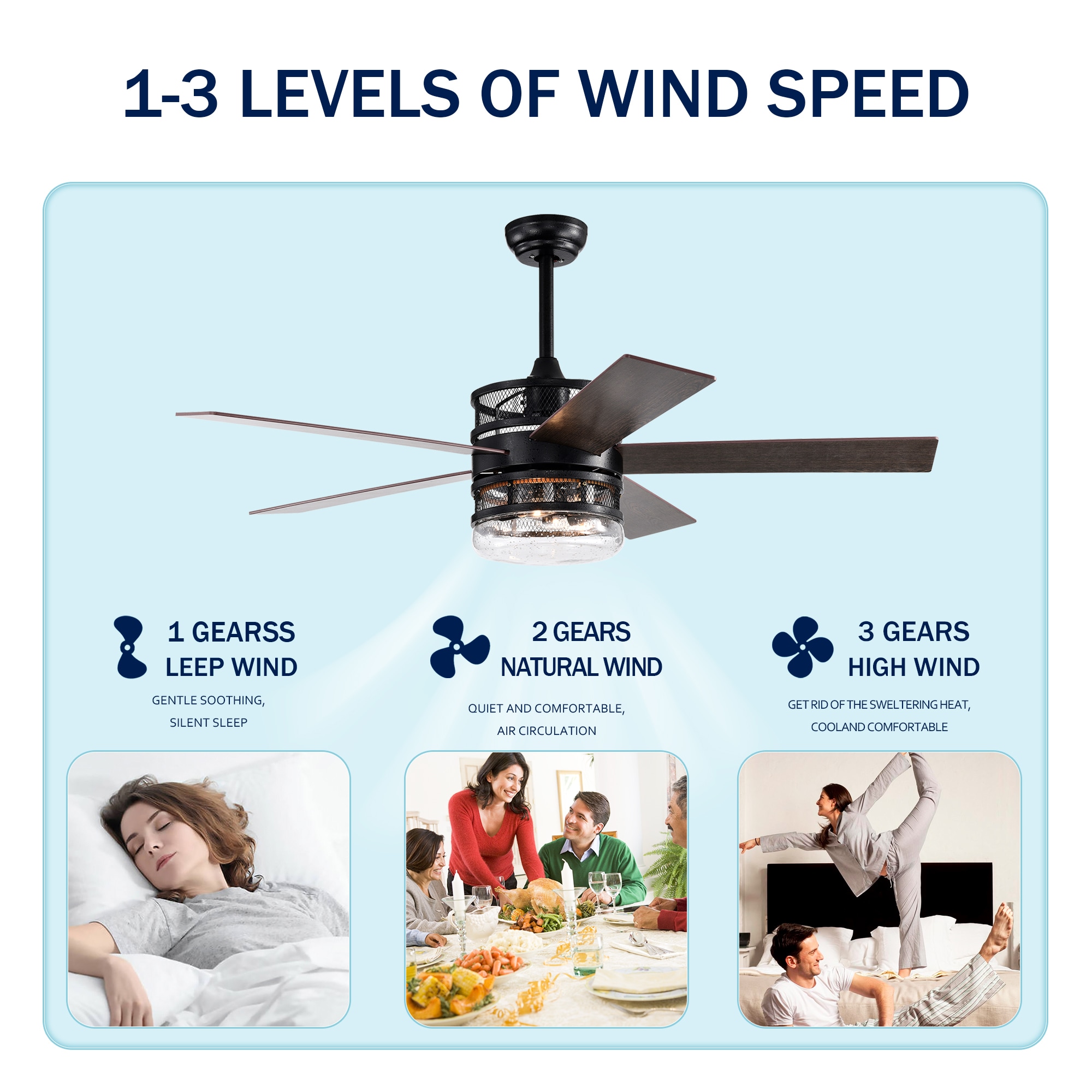 JIMSMAISON JMHECF13-52MB Ceiling-Fans - View #4