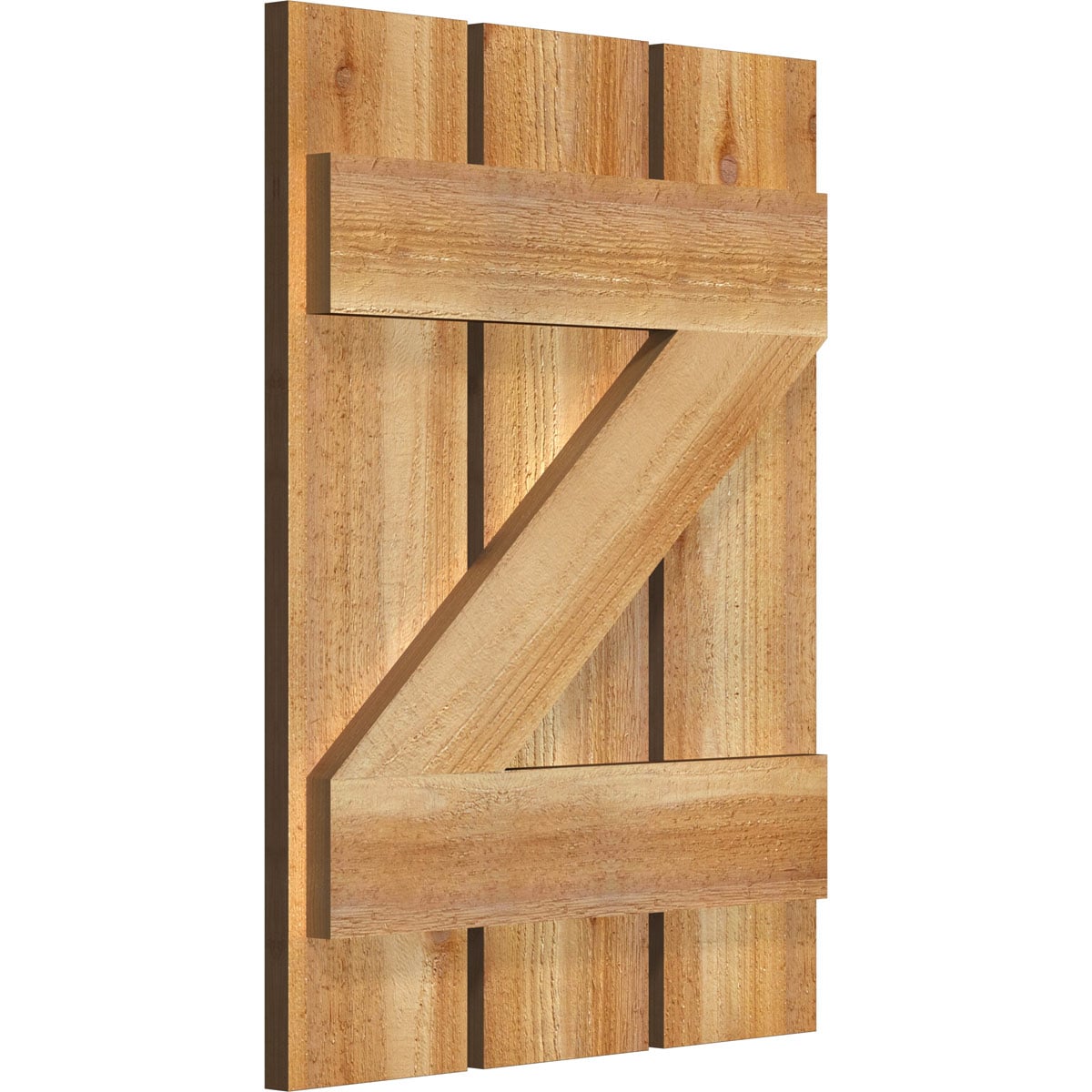 Ekena Millwork RBS06Z17X023RWR Exterior-Shutters - View #2