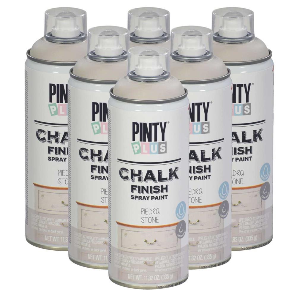 Pintyplus 6-Pack Matte Stone Chalky Spray Paint (NET WT. 11.82-oz ) in the  Spray Paint department at