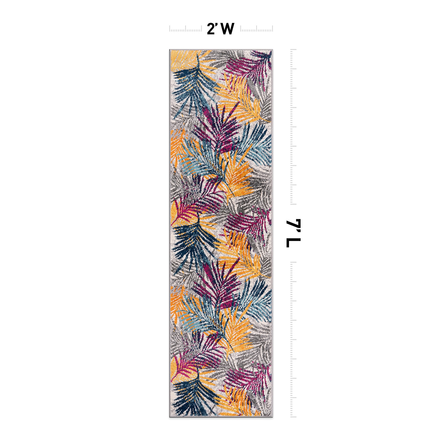 World Rug Gallery 4052MULTI2X7 rugs - View #2
