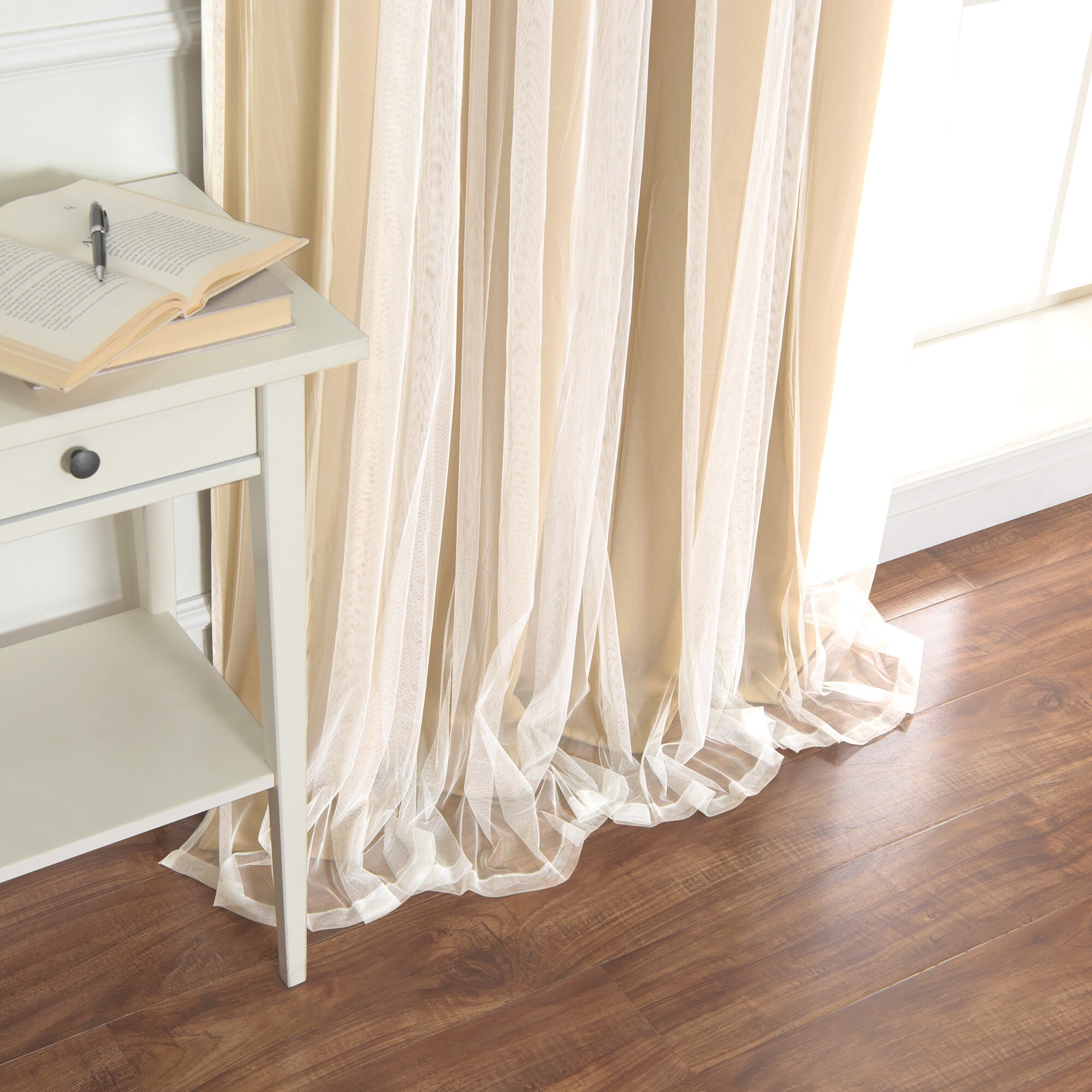Best Home Fashion GR-MARRYME-108-WHEAT curtains - View #4