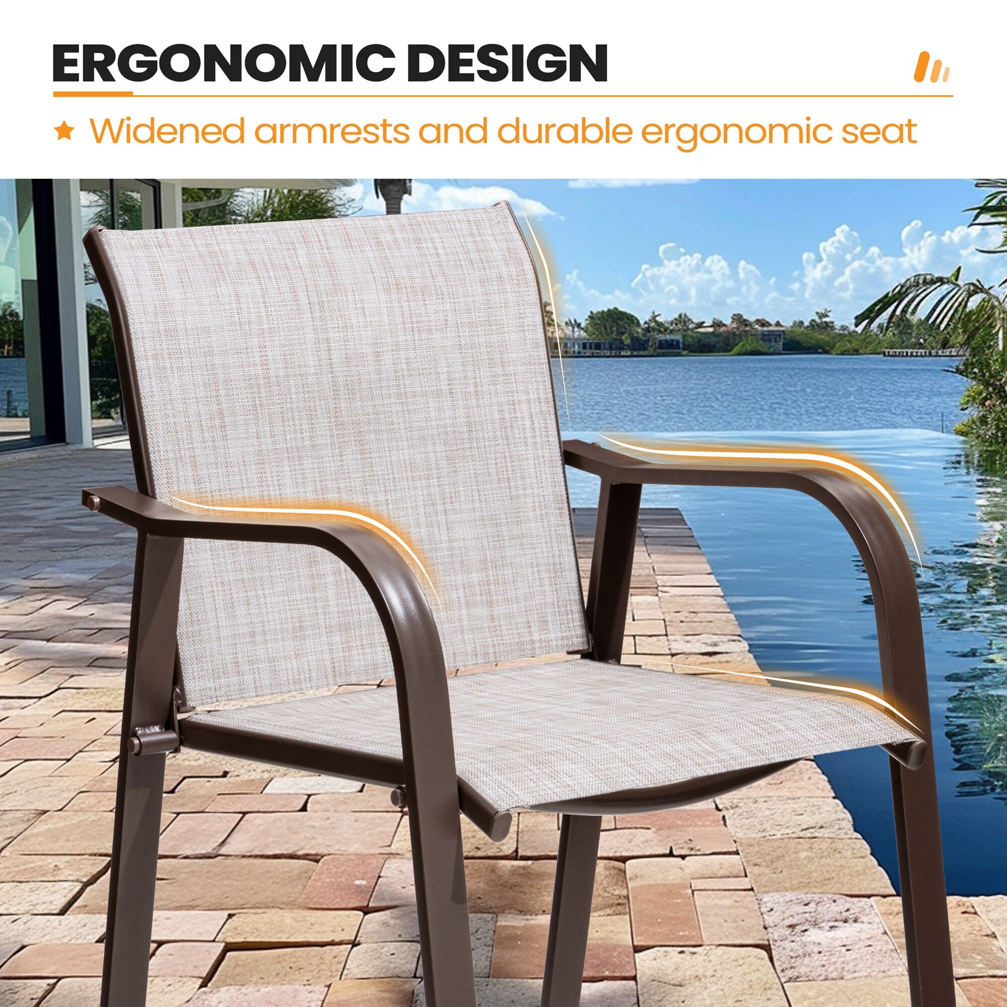 Crestlive Products CL-ST001BEI-2SET Patio-Chairs - View #6