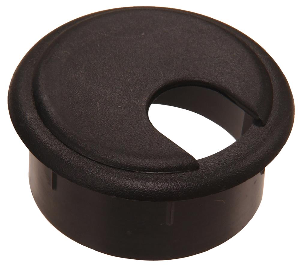 3/4in Diameter Black Rubber Grommet for 1/4in Thick Panels - Black