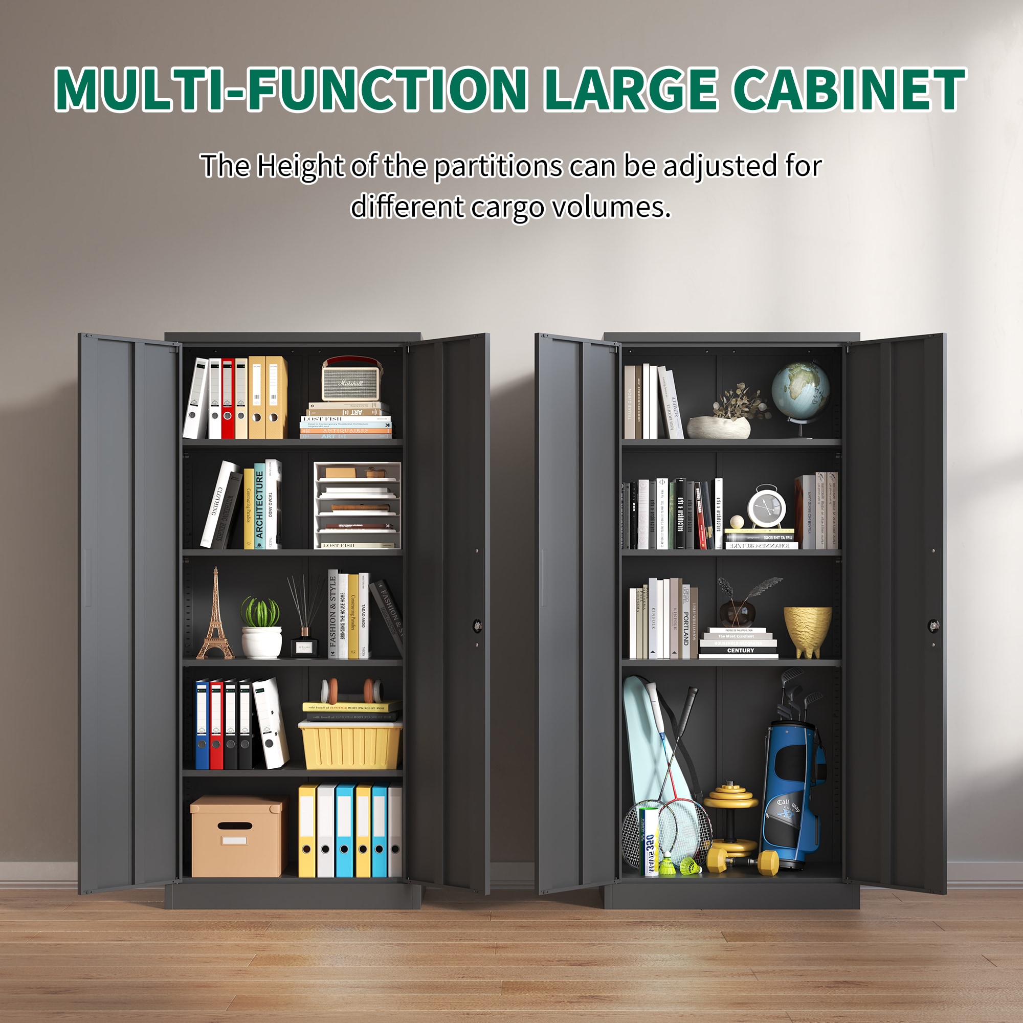 Kahomvis MAKE-QPO3-42 Storage-Cabinets - View #2