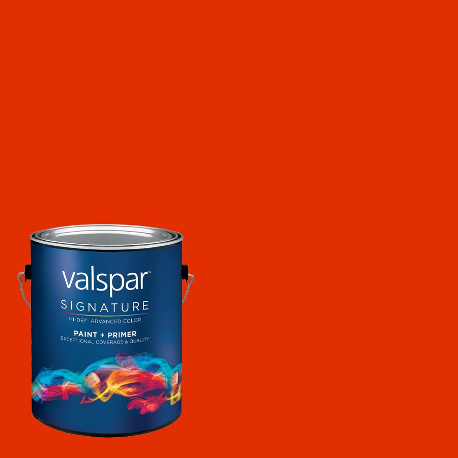 Creative Ideas for Color by Valspar CI229-CHERRYON213471 Eggshell Cherry On Top Pre-tinted Latex Interior Paint + Primer (1-Gallon)