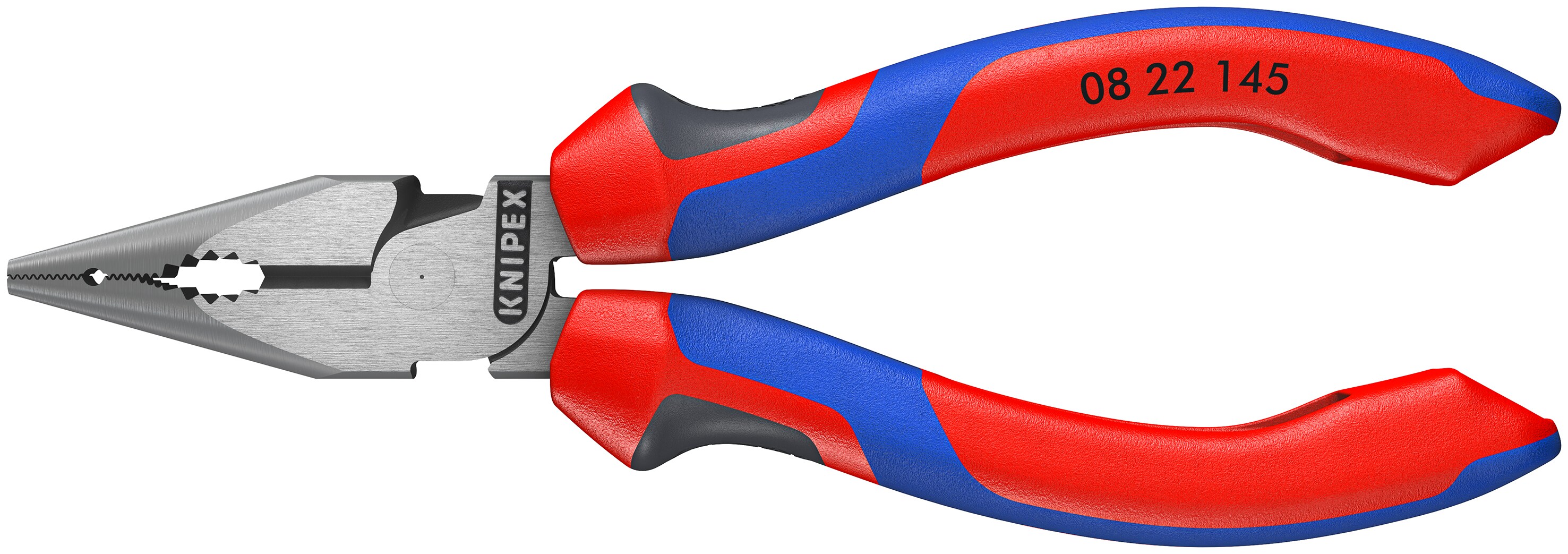 KNIPEX 08 22 145 6.05-in Needle nose pliers Wire Cutter Pliers