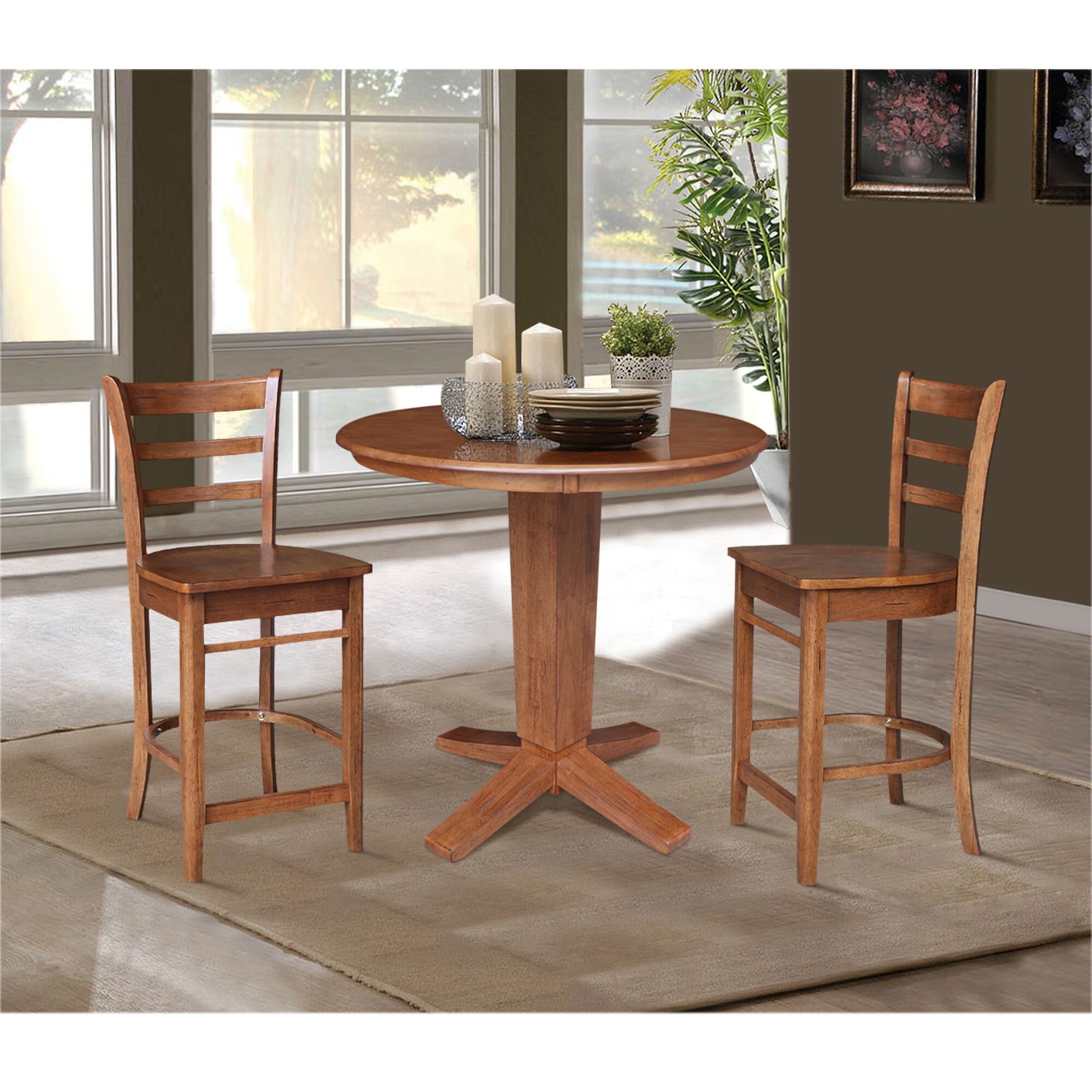 International Concepts K42-36RT-23B-S6172-2 Dining-Sets - View #2