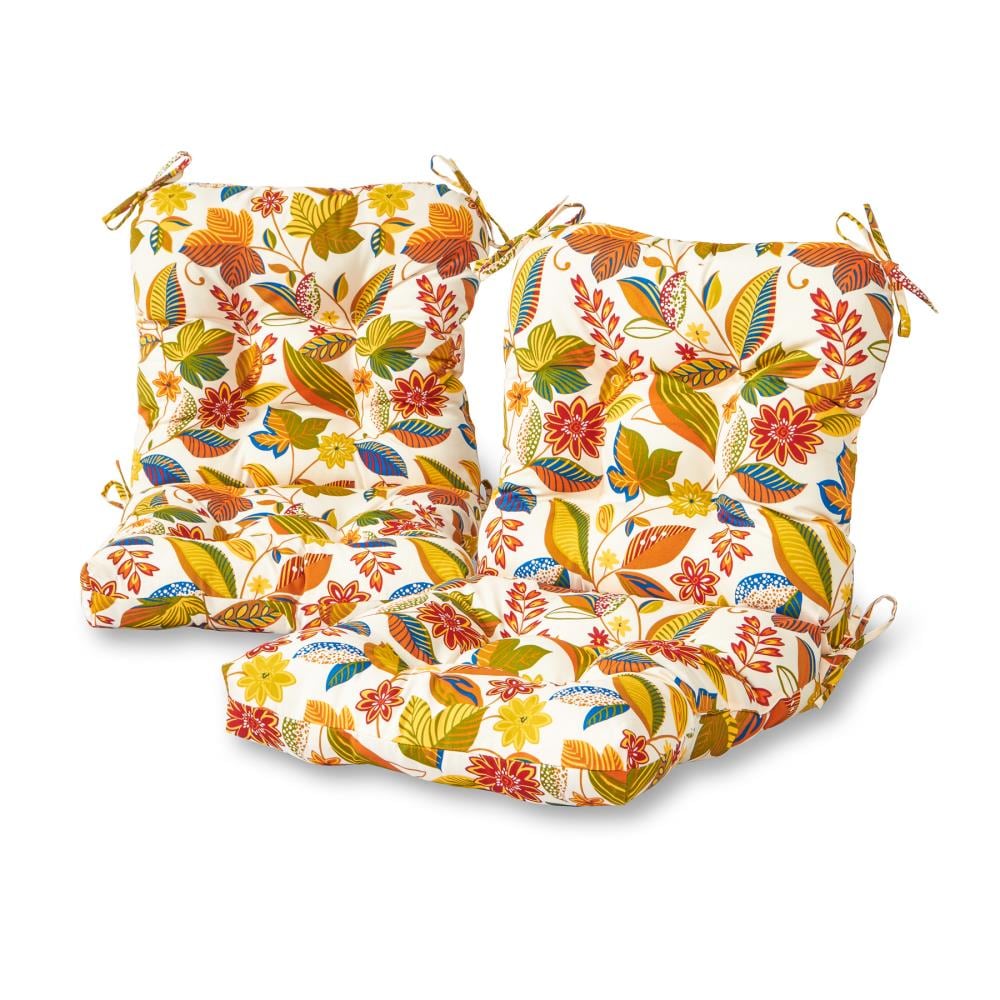 Greendale Home Fashions OC6815S2-SKYWORKS 21-in x 21-in 2 -Piece Esprit Patio chair cushion