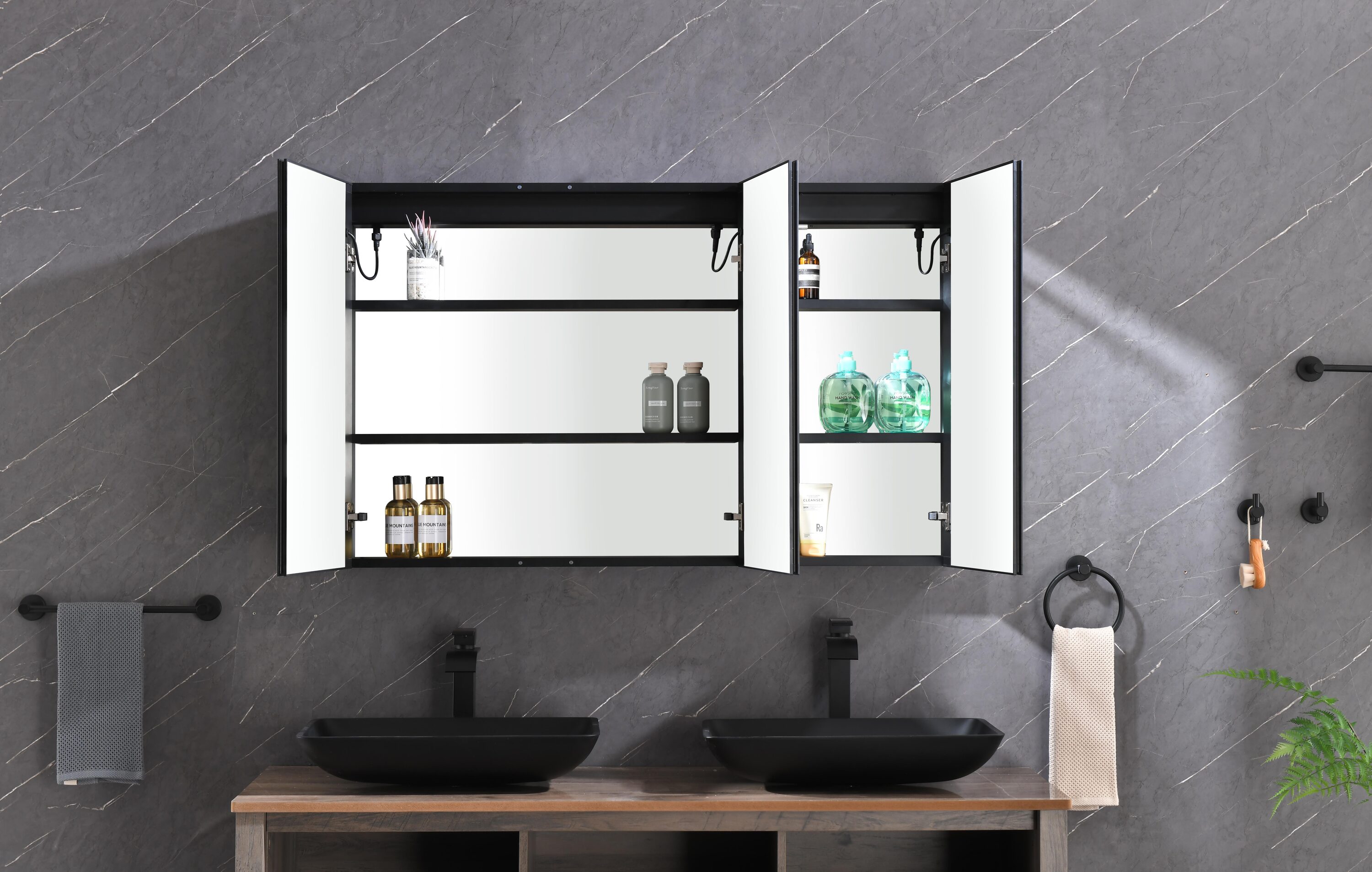 Vacolite KPMC4830-MB Framed-Bath-Mirrors - View #9