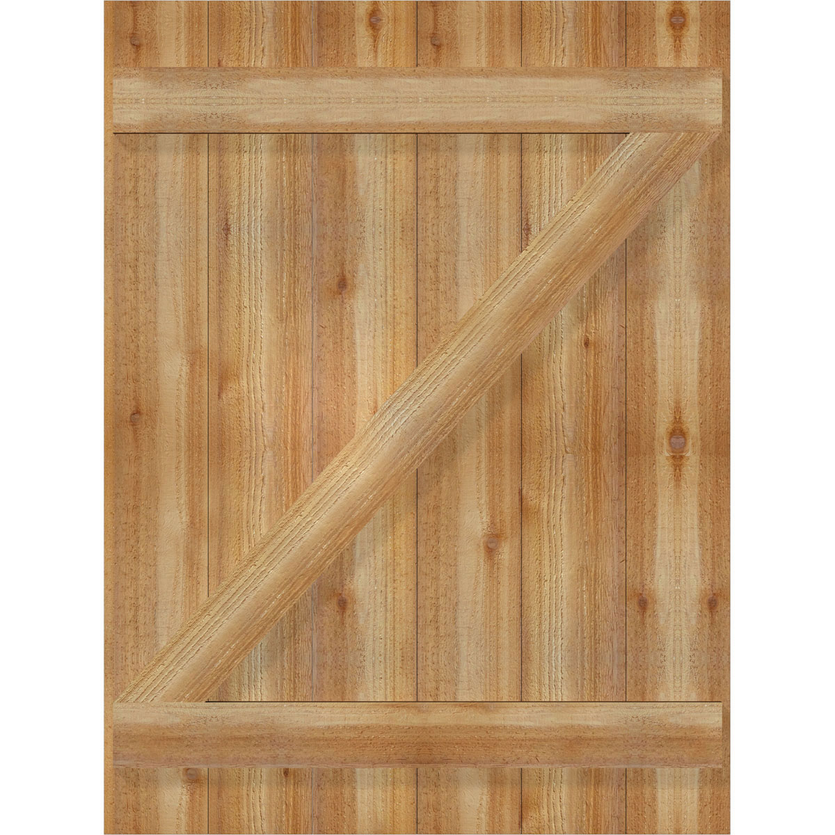 Ekena Millwork RBJ06Z32X043RWR Exterior-Shutters - View #5