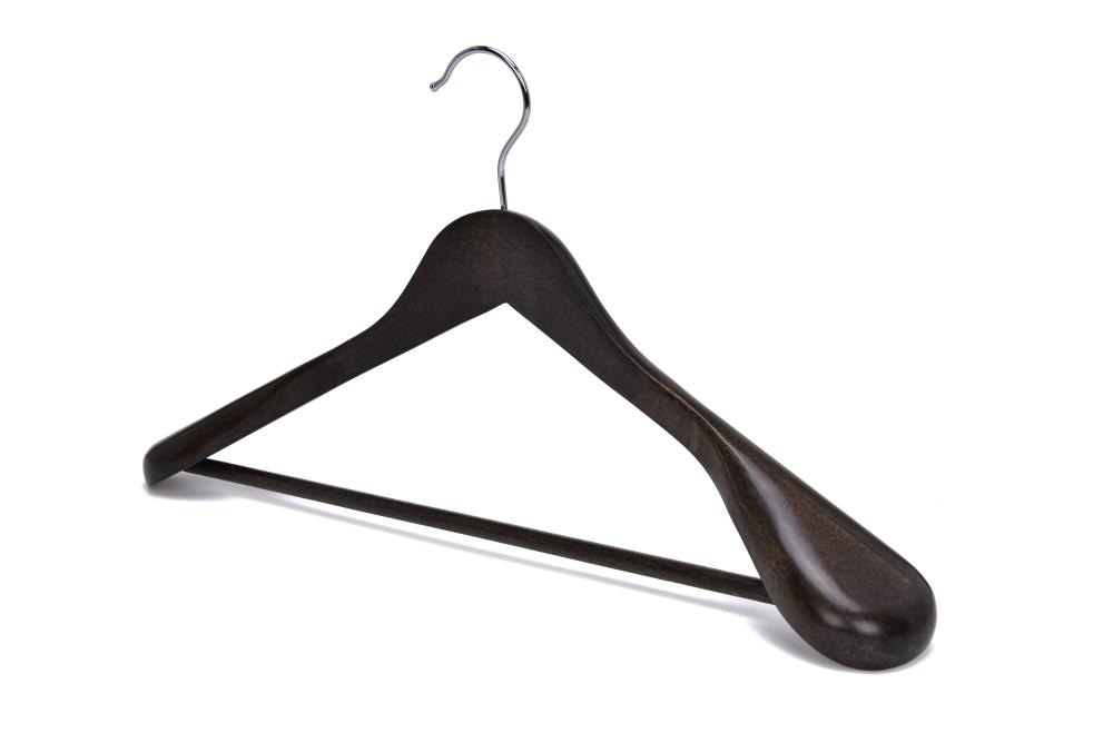 StorageWorks 6-Pack Wood Non-slip Grip Clothing Hanger (Walnut) at