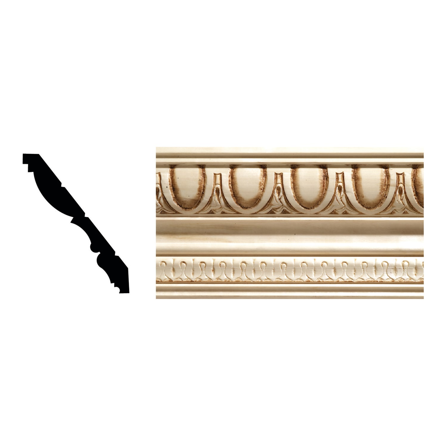 Ornamental Mouldings 1687A-8FTWHW Crown-Moulding - View #2