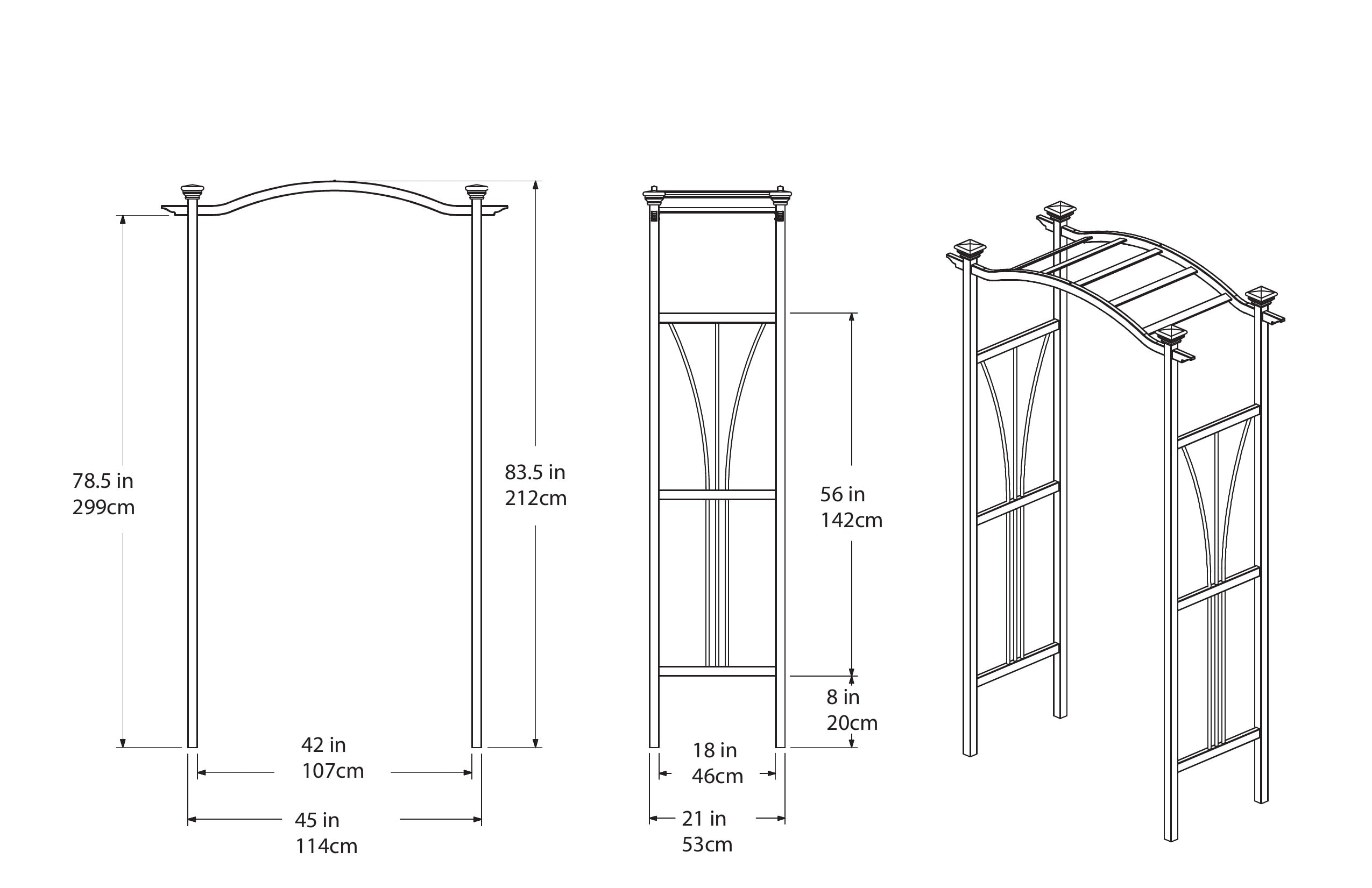 Vita VA68102-1 Garden-Arbor - View #7