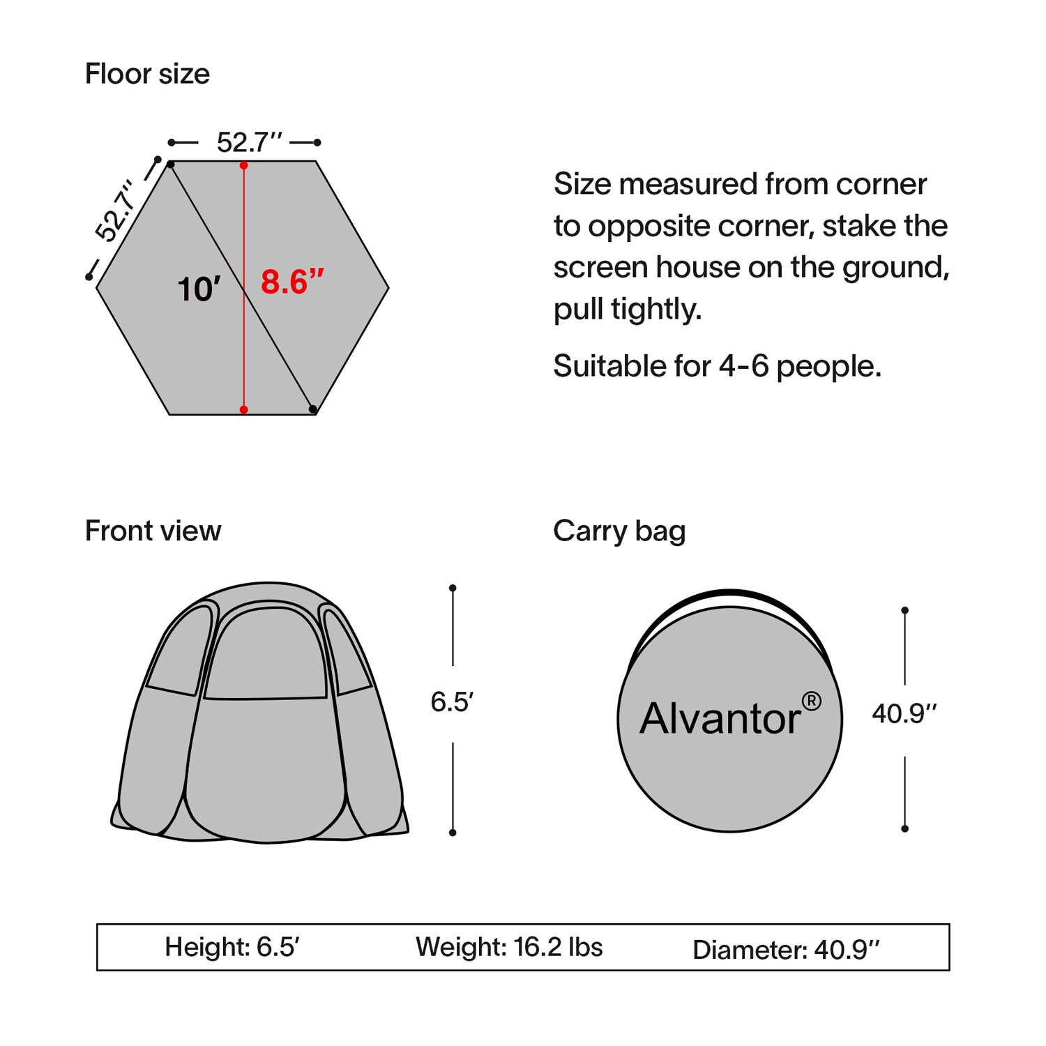 Alvantor 9018#E6 Wood-Resin-Gazebos - View #10