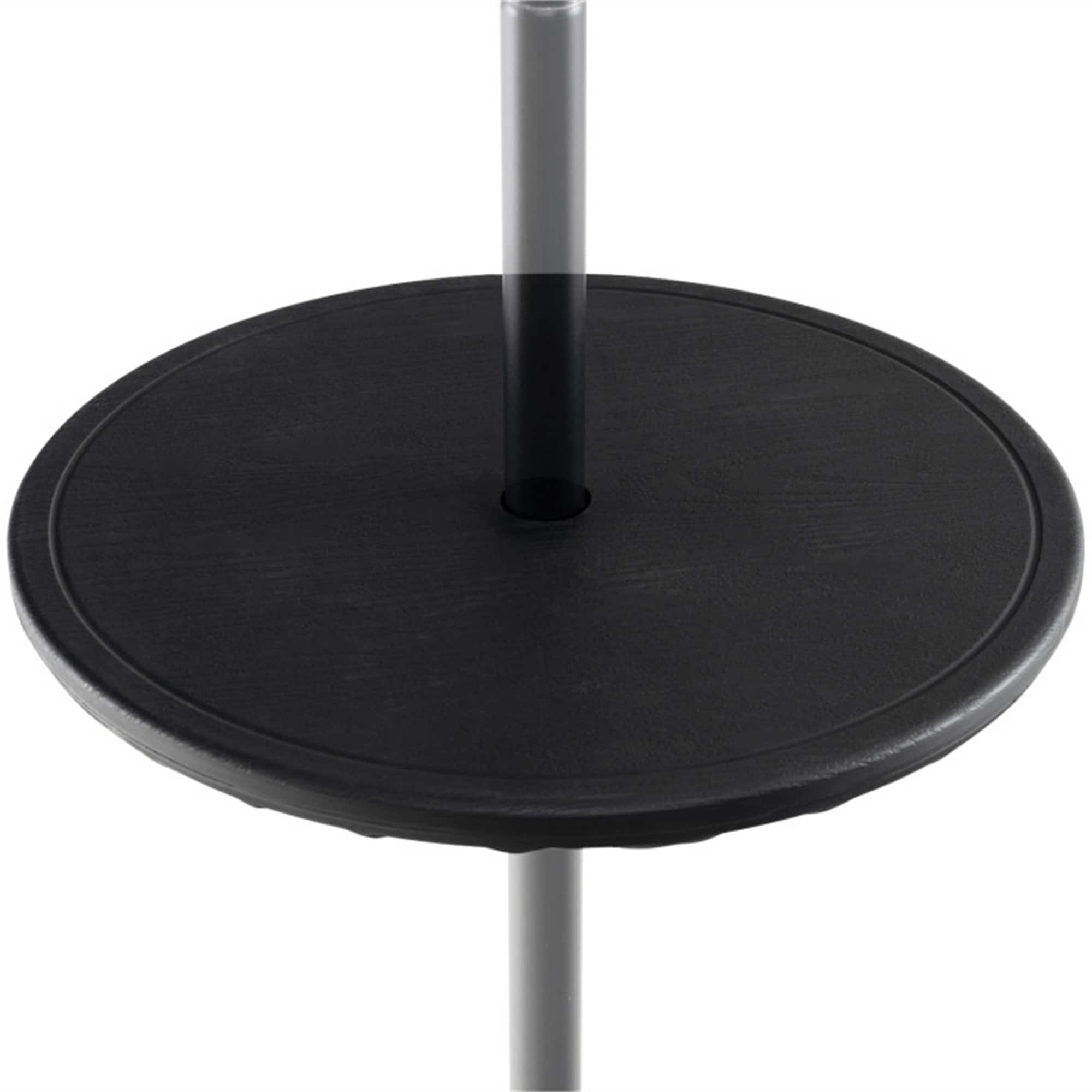 BABOOM BOM-NP11681-CO Patio Umbrella Table Round Outdoor Bistro Table 20-in W x 20-in L with Umbrella Hole
