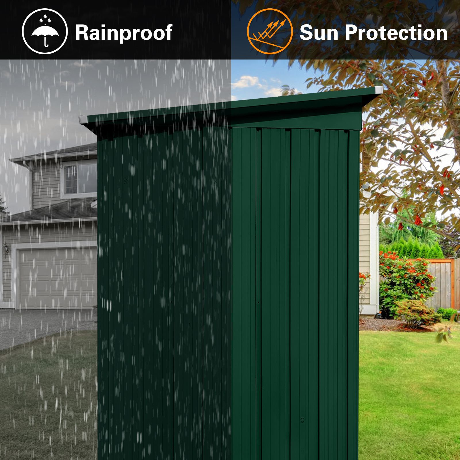 Flynama V-112696 Metal-Storage-Buildings-Sheds - View #2