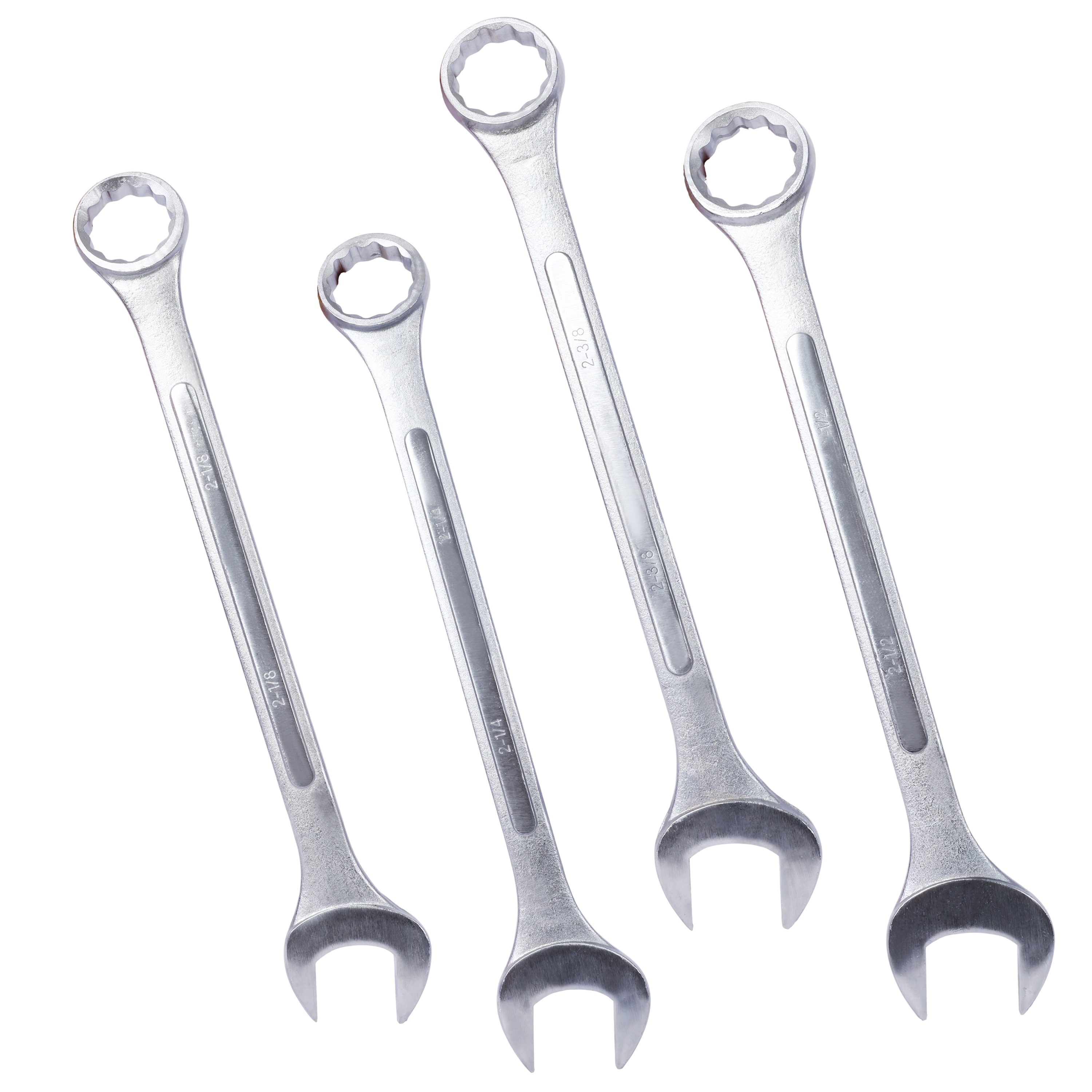Ama Pear Professional SAE Jumbo Combination Wrench Set Chrome Finish