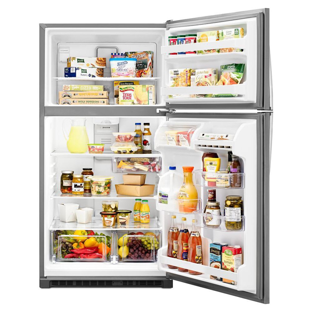Whirlpool 18.2 cu. ft. Top Freezer Refrigerator in White WRT318FZDW - The  Home Depot