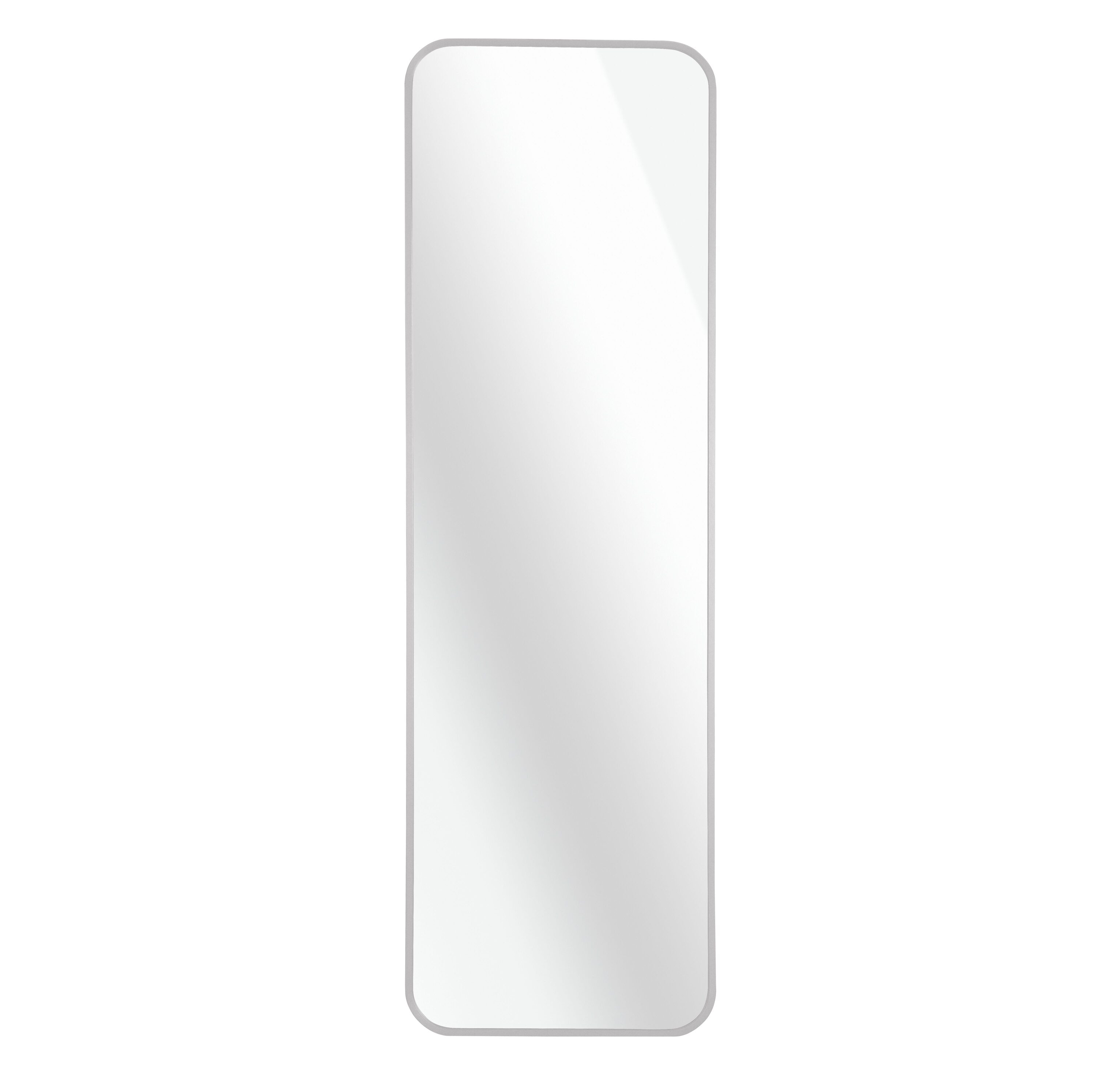Vynxaria -  47x14 Inch Slim Over Door Full Length Wall Mirror Aluminium Alloy Wall Mounted for Be...