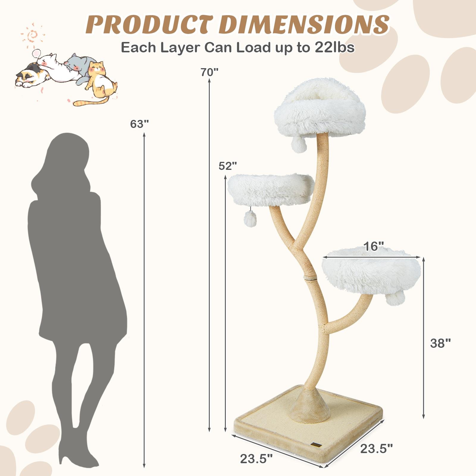 BABOOM BMMP-10102BE-PV Cat-Trees - View #5