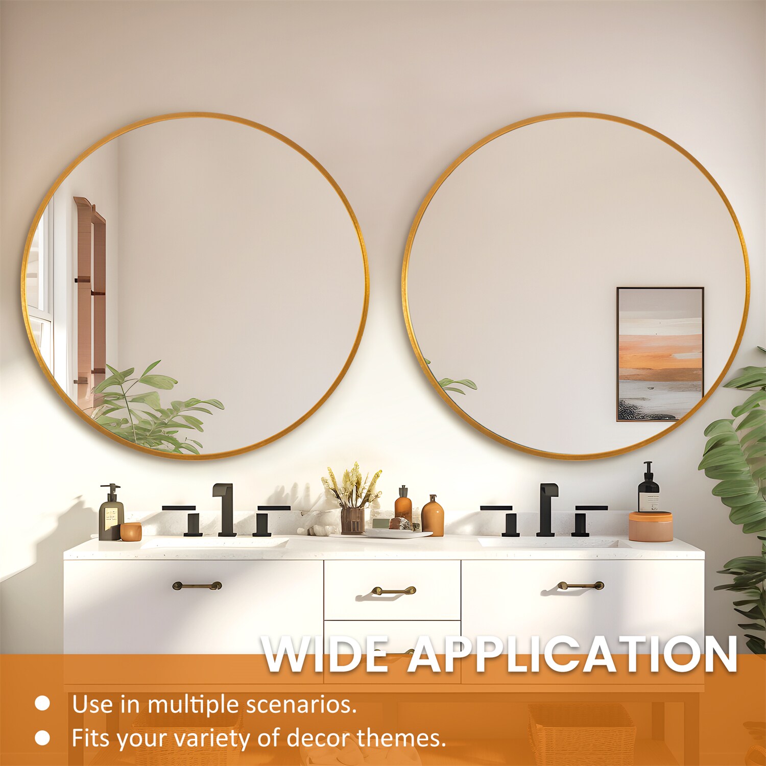 Dovelina LS-A-MR01147 Framed-Bath-Mirrors - View #3