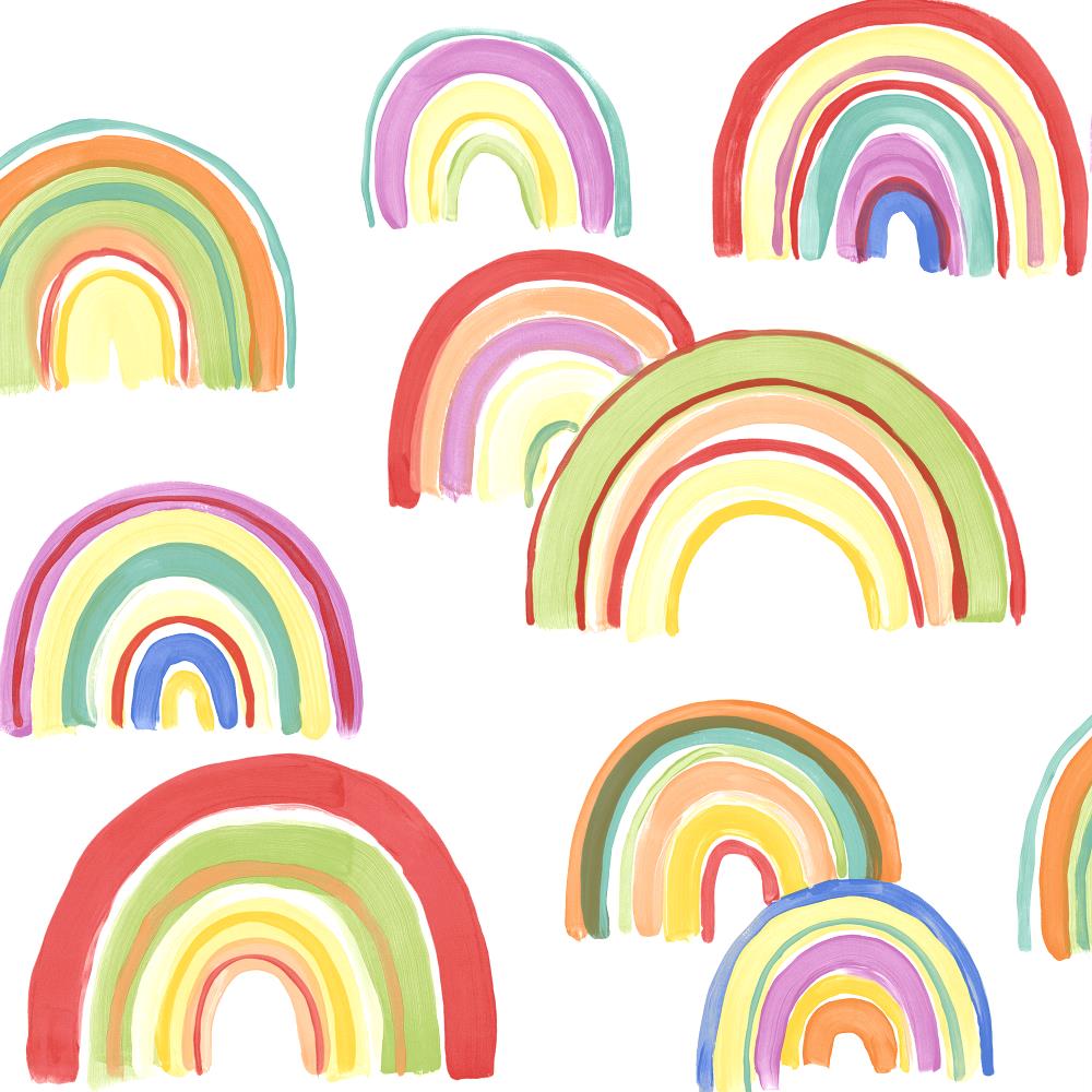 Buy Rainbow Wallpaper Peel and Stick Wallpaper Kids Wallpaper Online in  India  Etsy