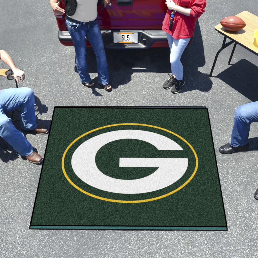 FANMATS NFL Green Bay Packers Green 2 ft. x 2 ft. Round Area Rug