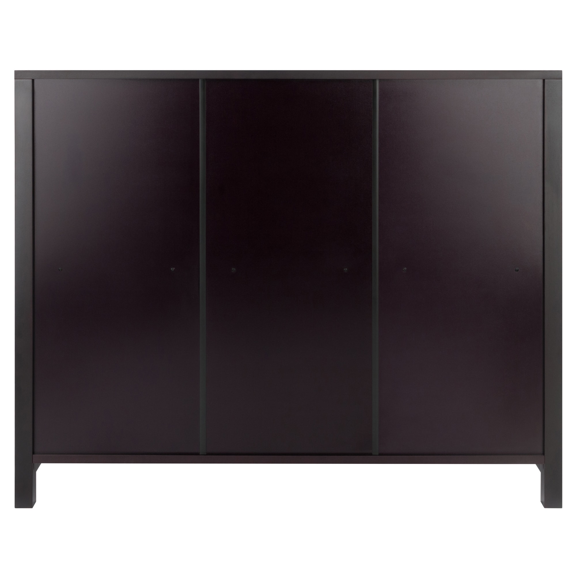 Terrace 3-Tier Espresso Wood Storage Shelf, 37" Wide