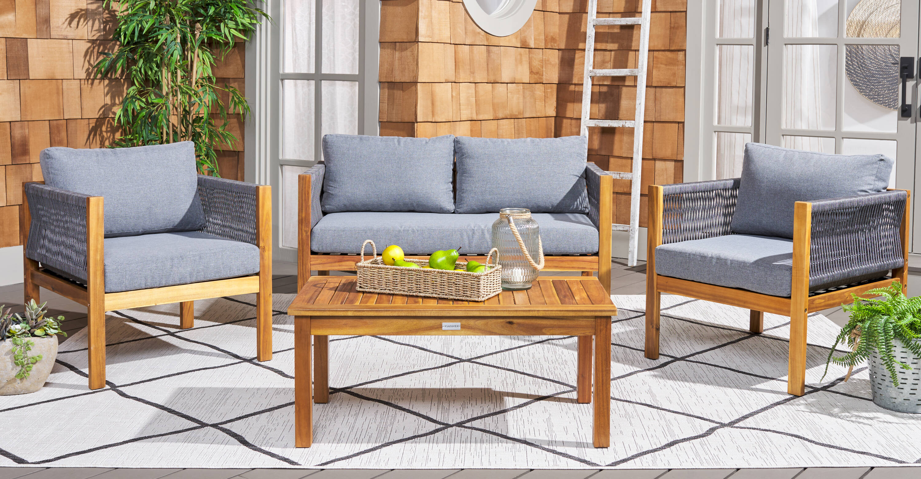 Safavieh PAT7731A Patio-Sofas-Daybeds - View #2