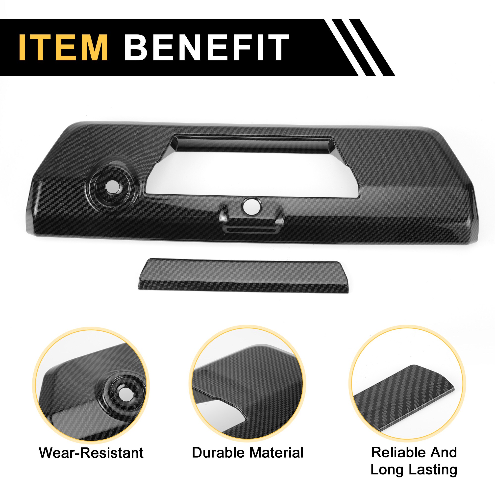 Unique Bargains 1set Tailgate Handle Cover Exterior Trim for Ford F-150 ...
