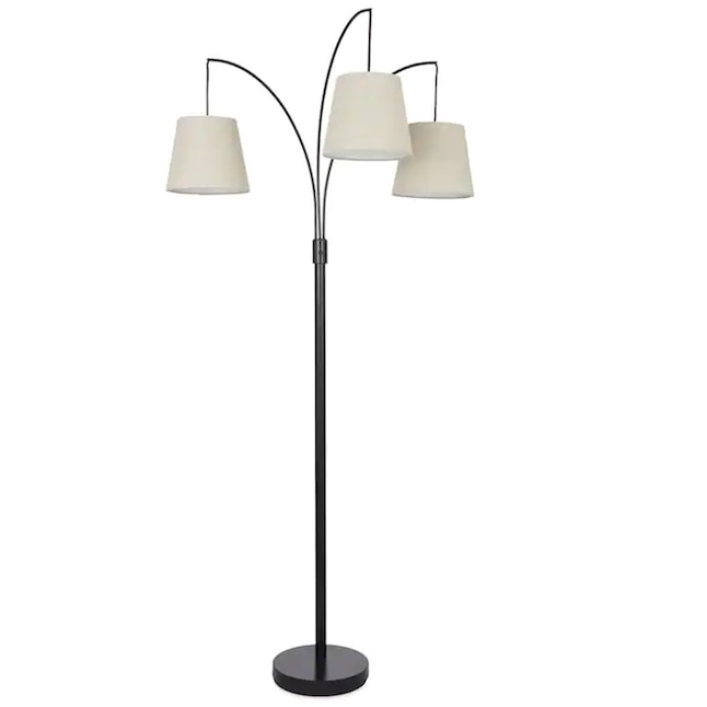 Roth 80 In Bronze Multi Head Floor Lamp, What Size Should A Floor Lamp Shade Be