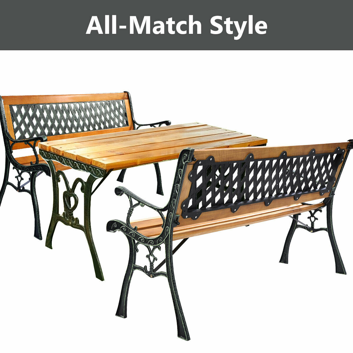 Costway OP2783 Commercial-Benches - View #6